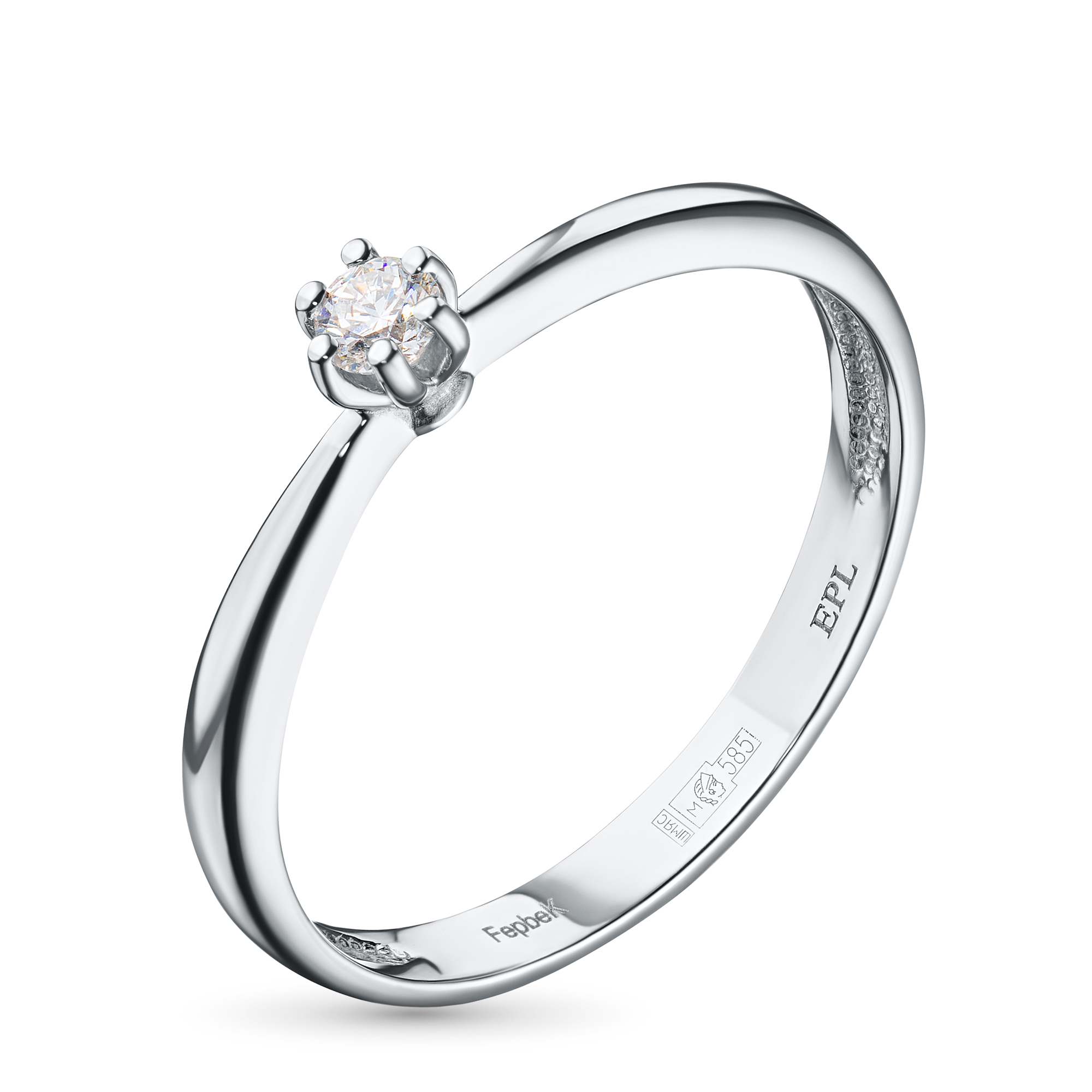 Помолвочное кольцо из белого золота с бриллиантом э4001кц02134400, э4001кц02134400
Помолвочное кольцо из белого золота с бриллиантом э4001кц02134400, э4001кц02134400