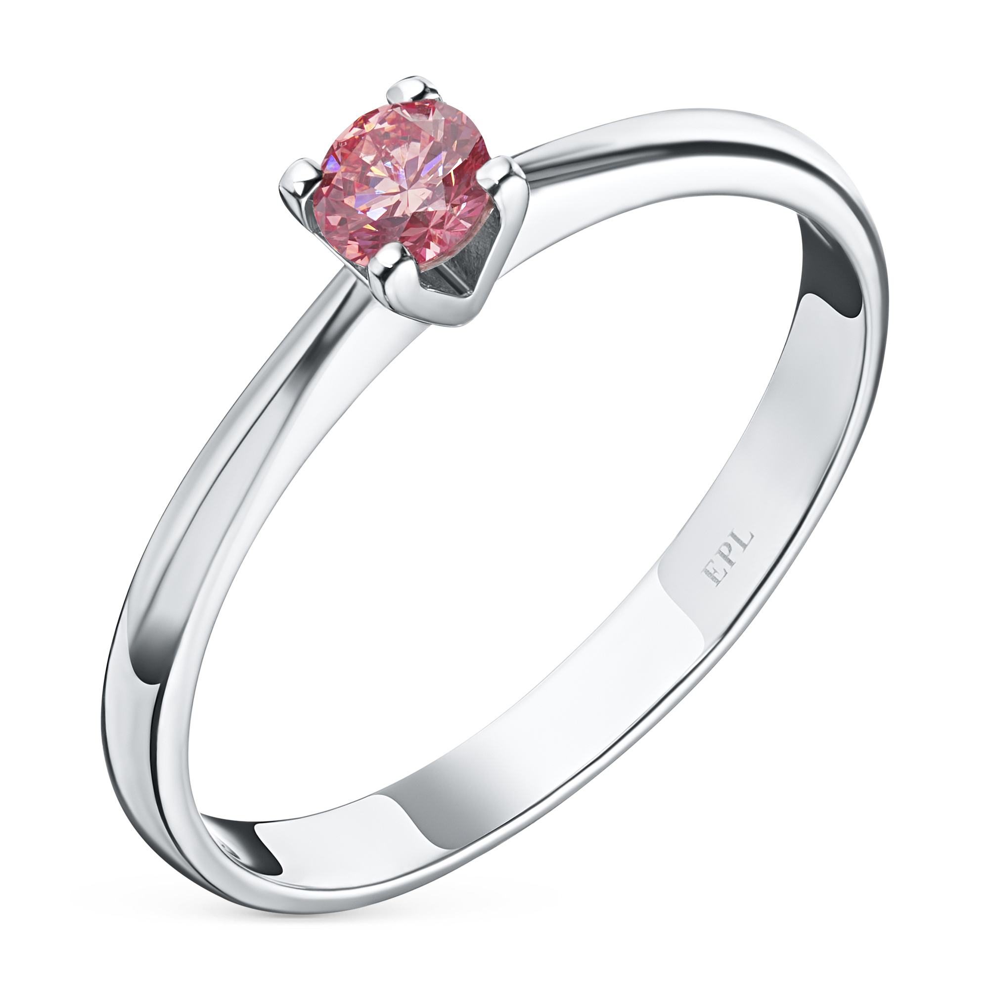 Классическое кольцо из белого золота э0912кц04091200_pink, э0912кц04091200_pink 
Классическое кольцо из белого золота э0912кц04091200_pink, э0912кц04091200_pink