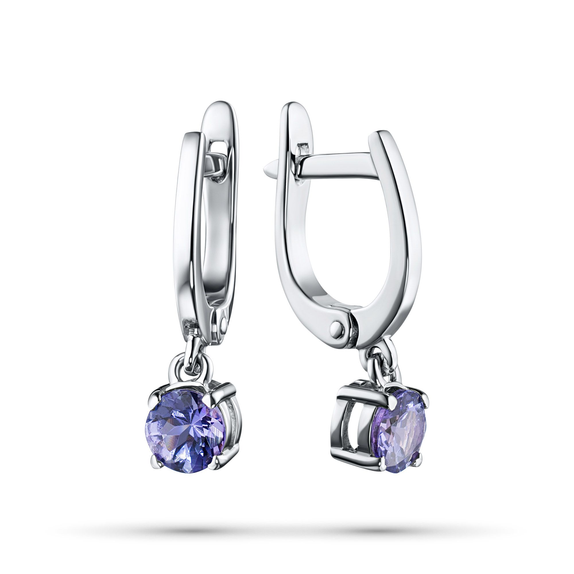 

Серьги из серебра с танзанитом э0608сг04202595, э0608сг04202595