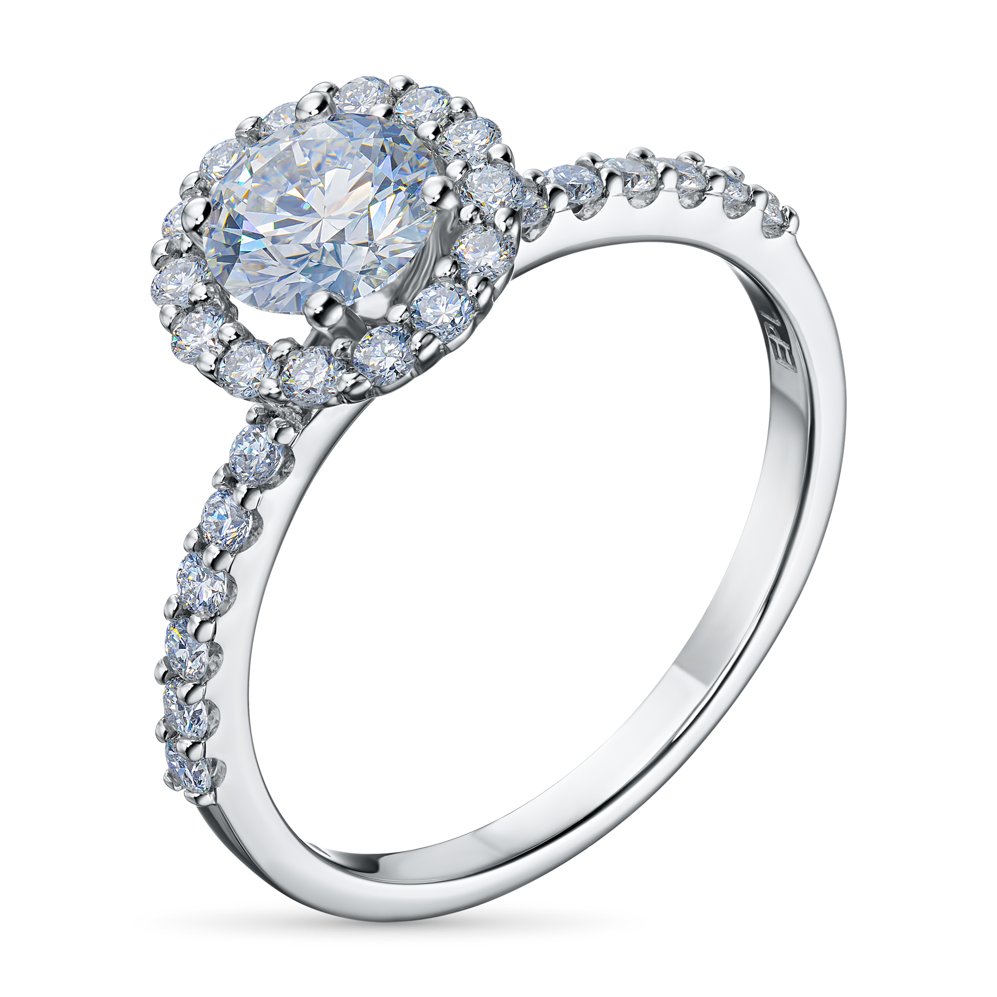 

Кольцо из белого золота с выращенными бриллиантами e4712kts12231253, e4712kts12231253