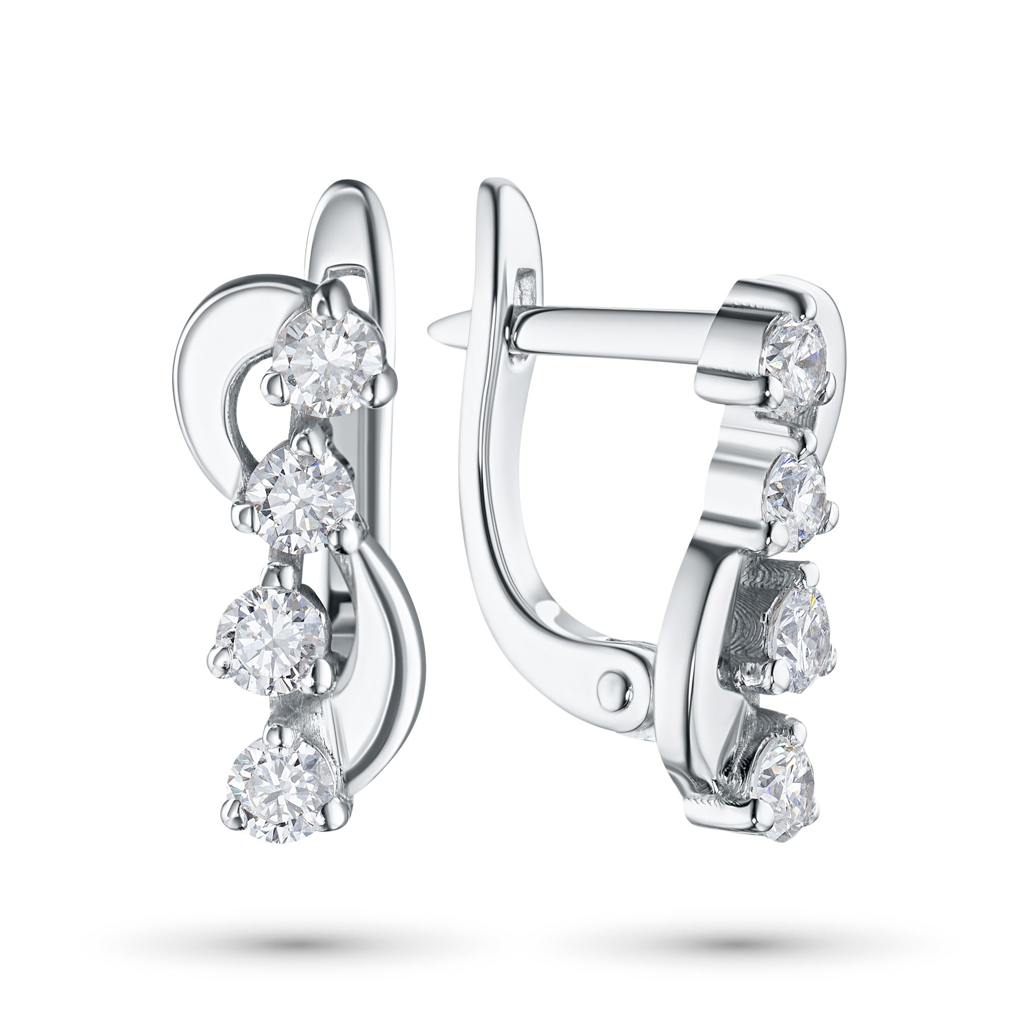 

Серьги из белого золота с бриллиантами э0901сг07211009, э0901сг07211009