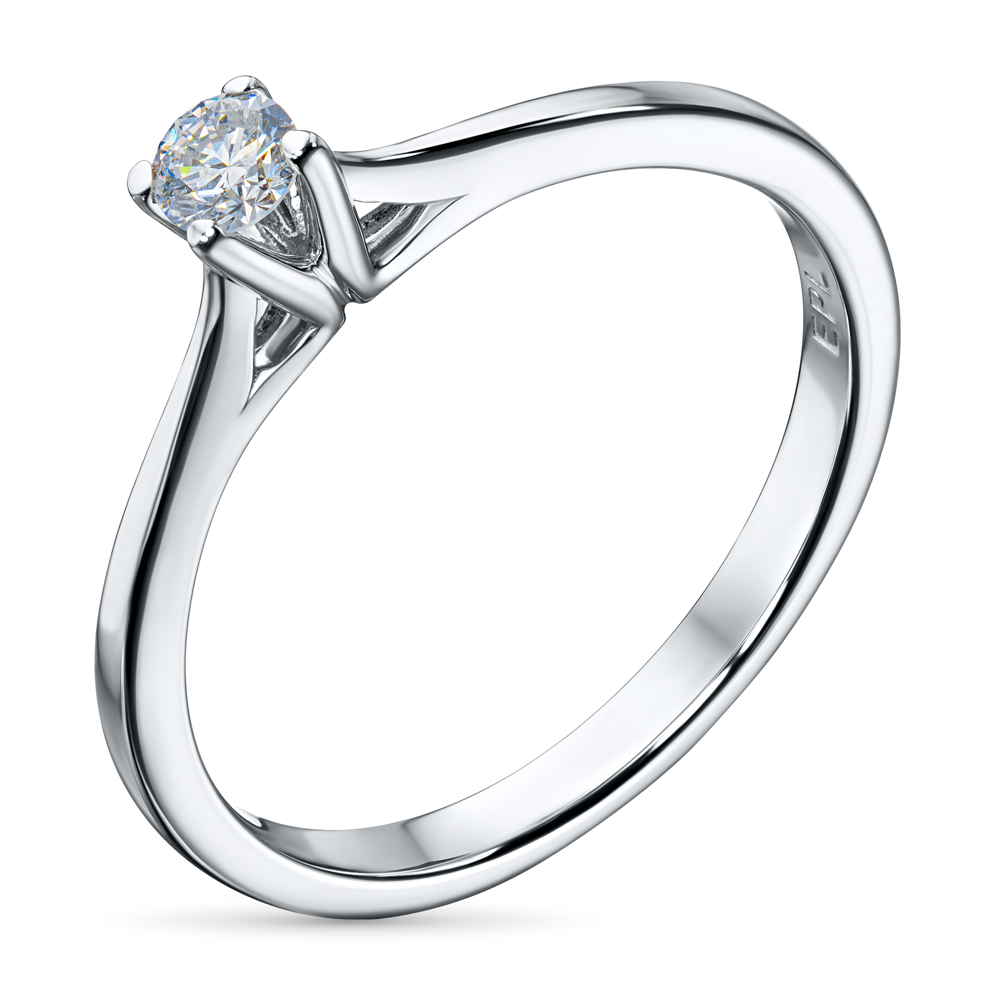 

Помолвочное кольцо из серебра э0612кц11154200_white, э0612кц11154200_white