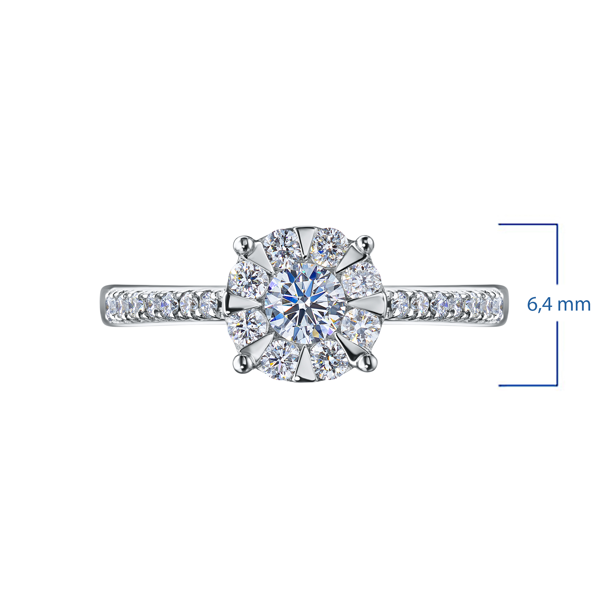 

Кольцо из серебра э0612кц05153500, э0612кц05153500