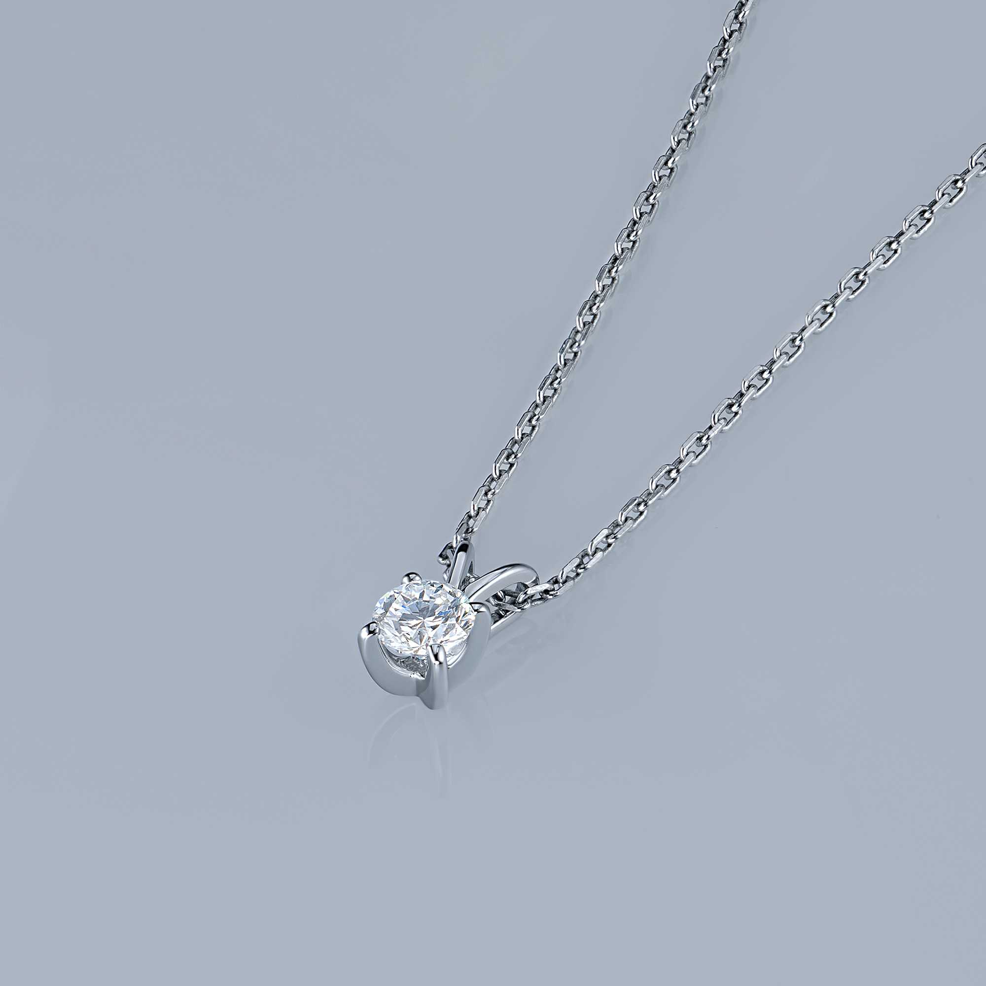 

Классическая подвеска из серебра э0612пд04220203_white, э0612пд04220203_white