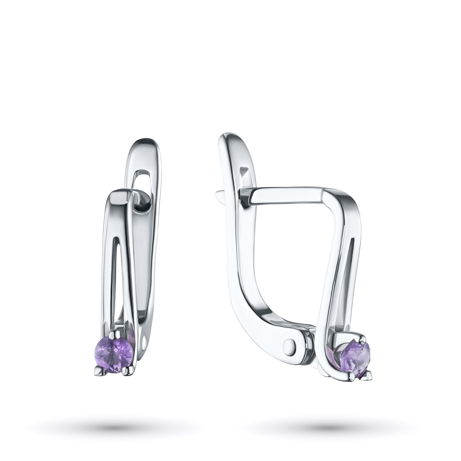

Серьги из серебра с аметистами э0607сг05156800, э0607сг05156800