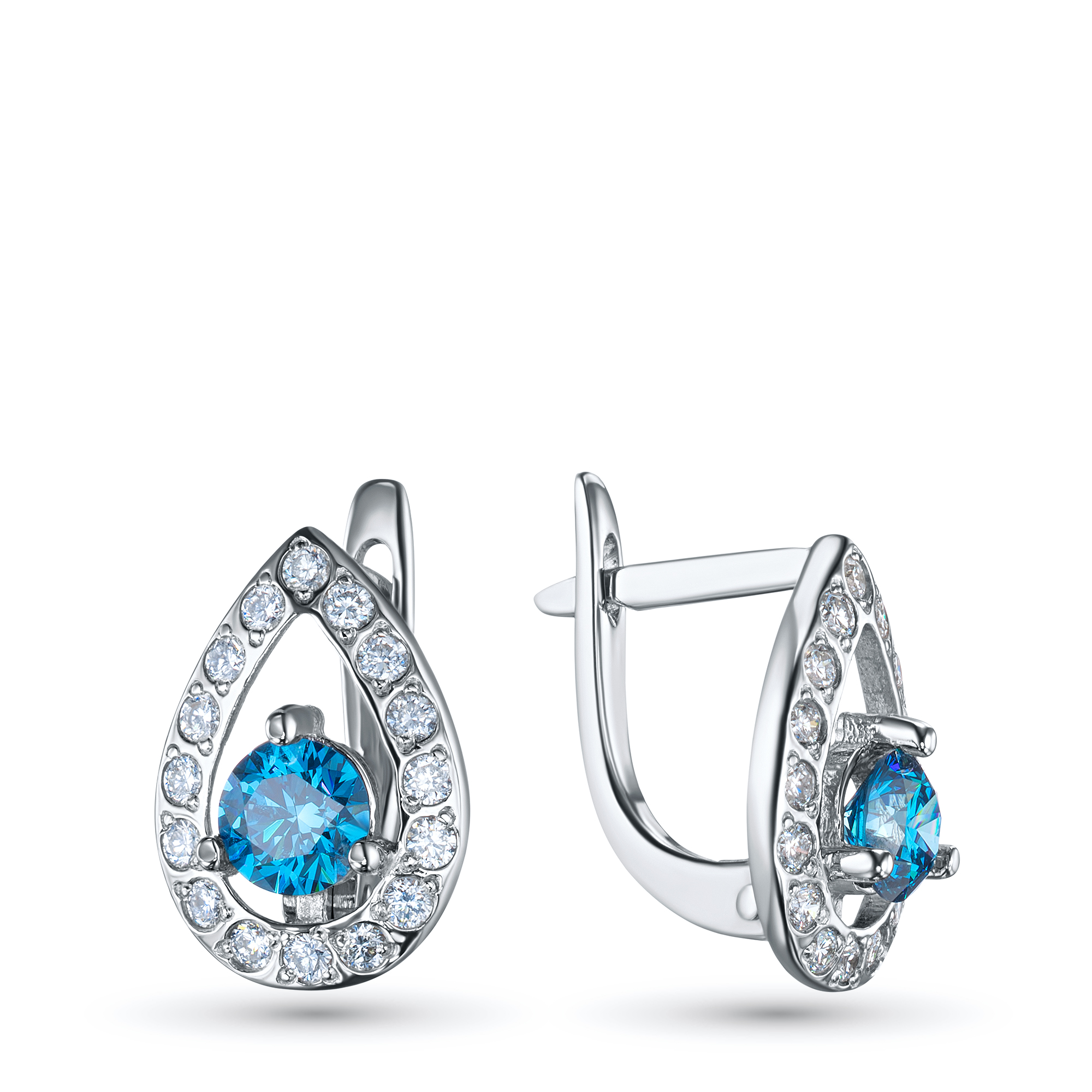 

Серьги из белого золота э0912сг08071300_blue, э0912сг08071300_blue