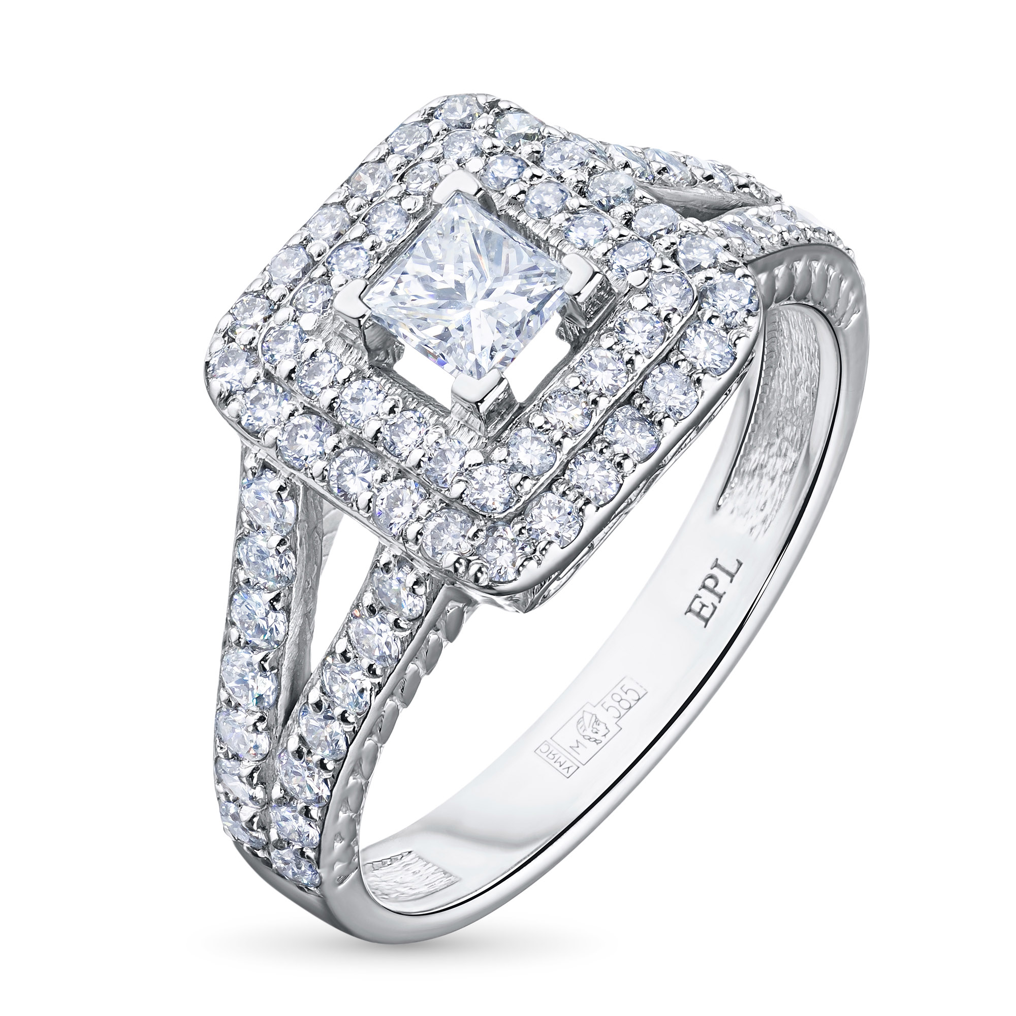 

Кольцо из белого золота э4712кц09186400_white, э4712кц09186400_white