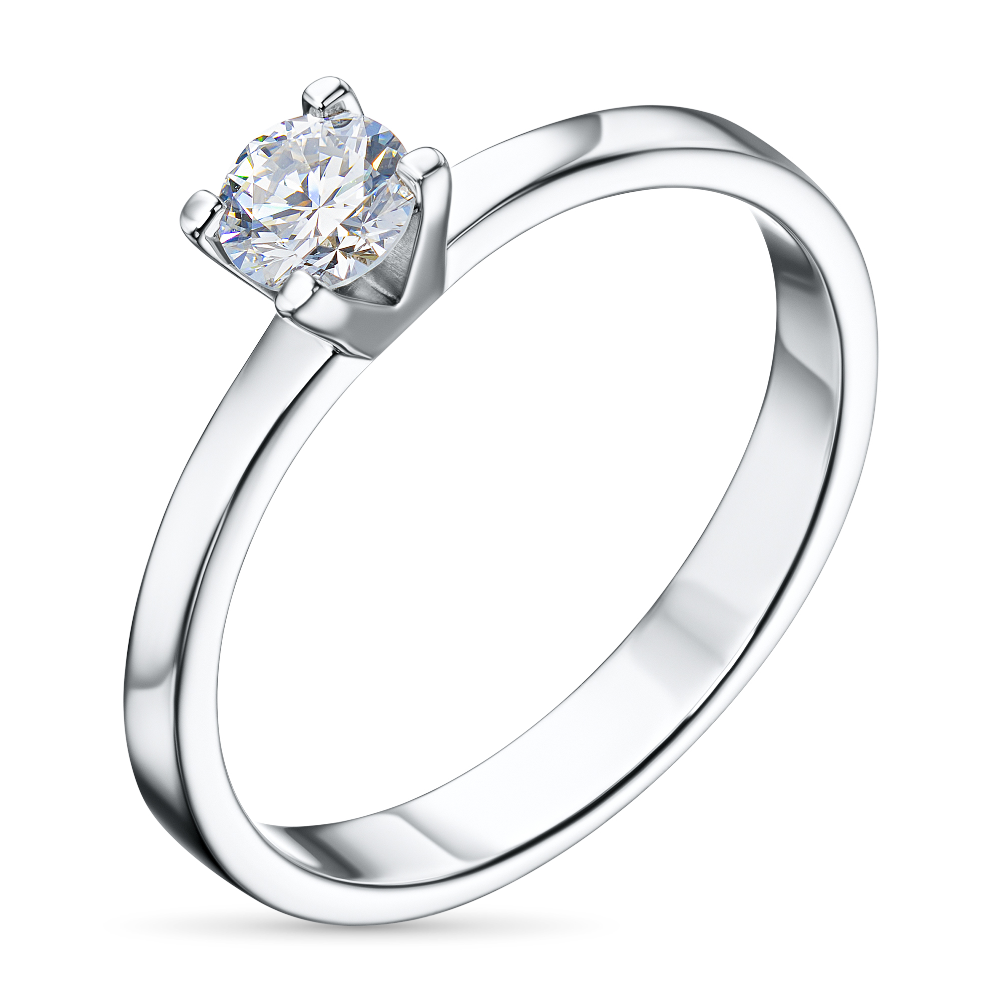 

Классическое кольцо из серебра э0612кц04203173_white, э0612кц04203173_white