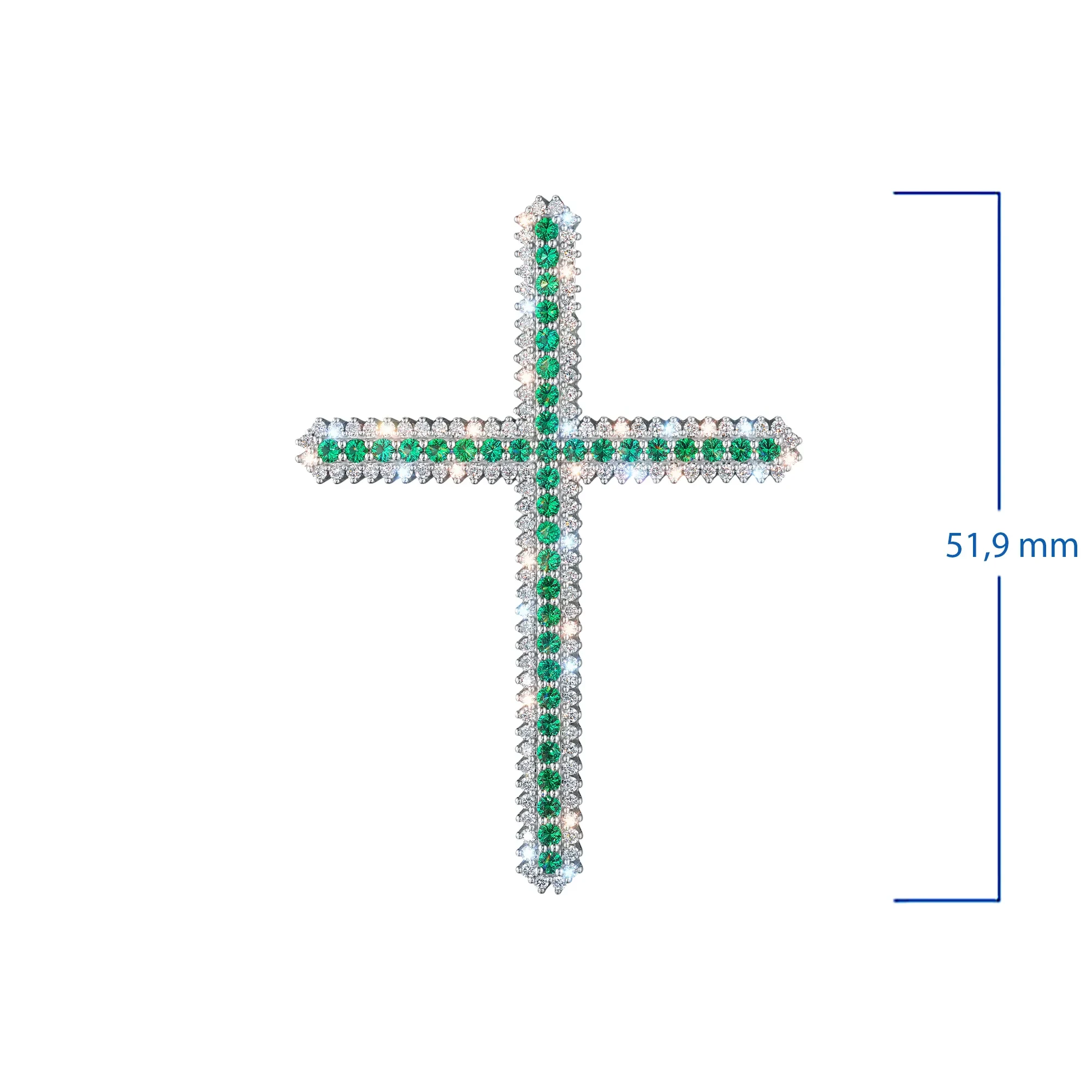 

Подвеска из белого золота с изумрудами э4767пд08210407, э4767пд08210407