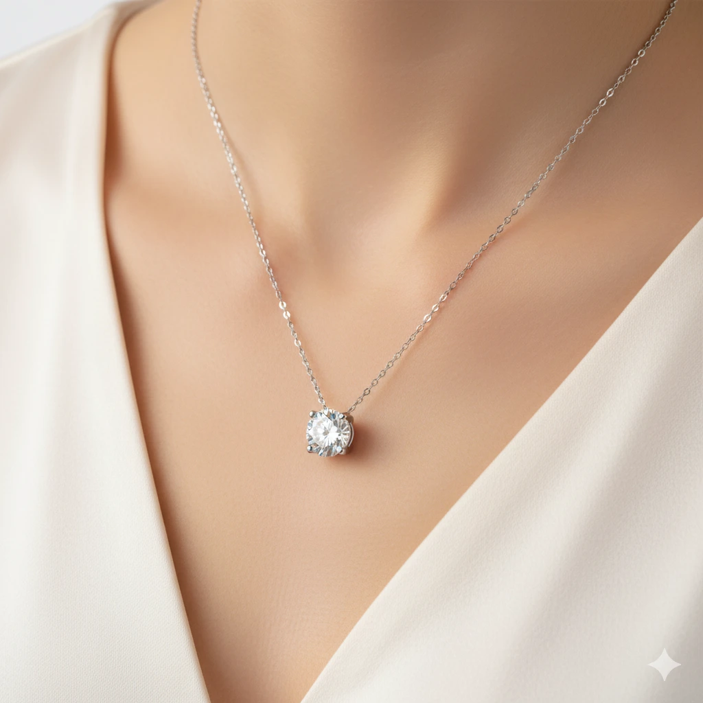 

Классическая подвеска из белого золота э4712пд02121100_white, э4712пд02121100_white