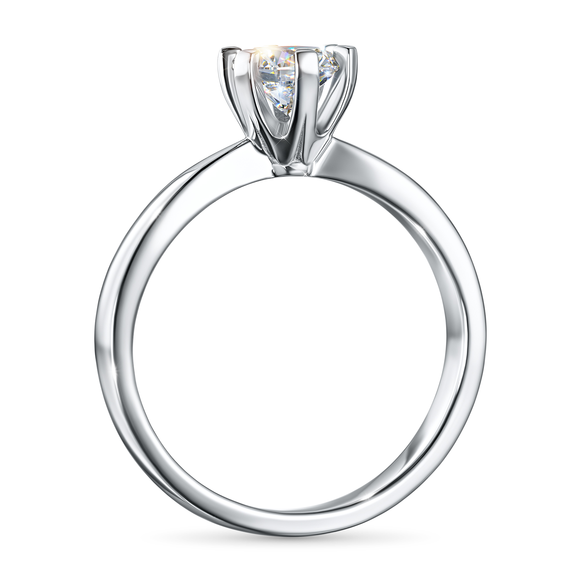 

Классическое кольцо из белого золота э4712кц12150900_white, э4712кц12150900_white