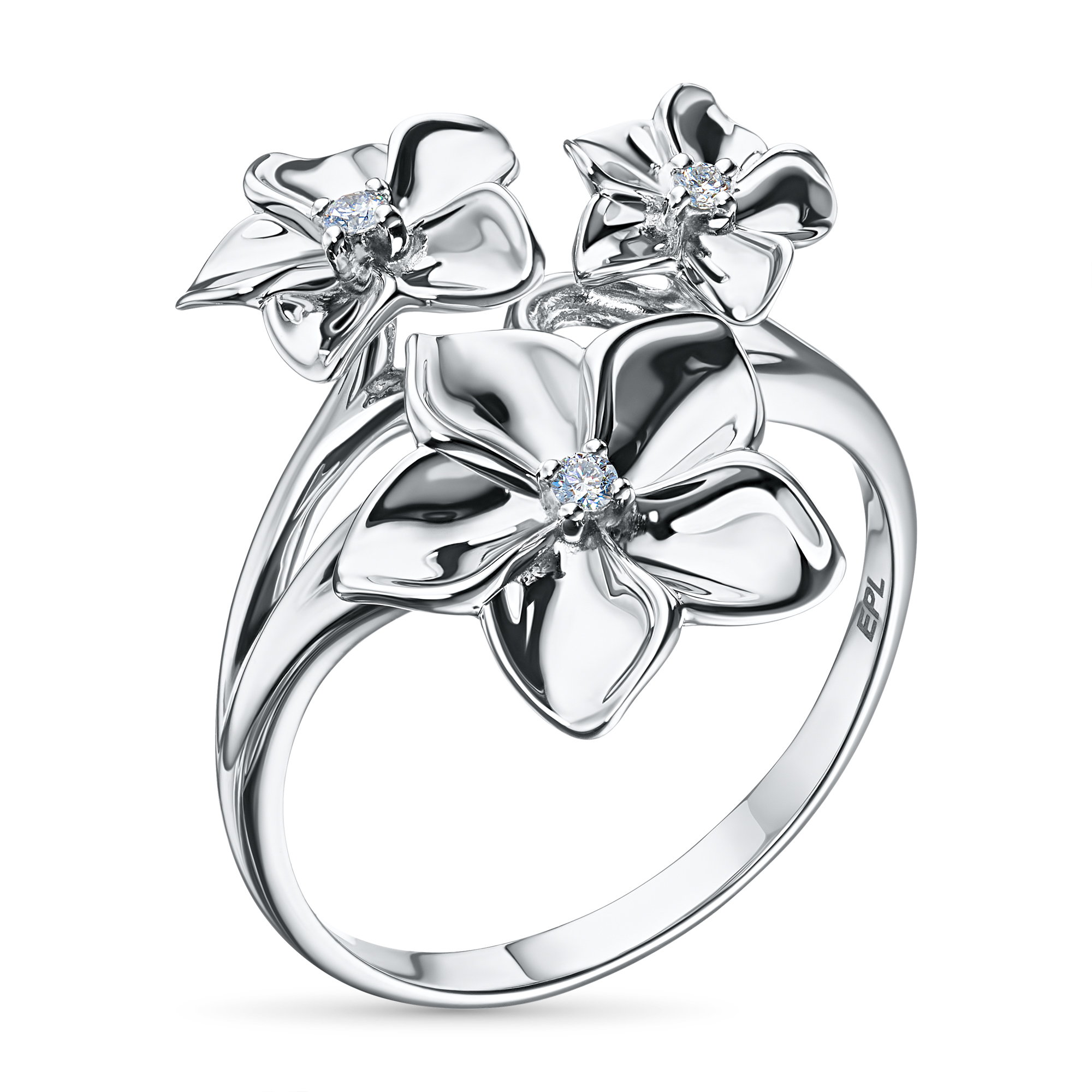 

Кольцо из серебра э0612кц09184000, э0612кц09184000