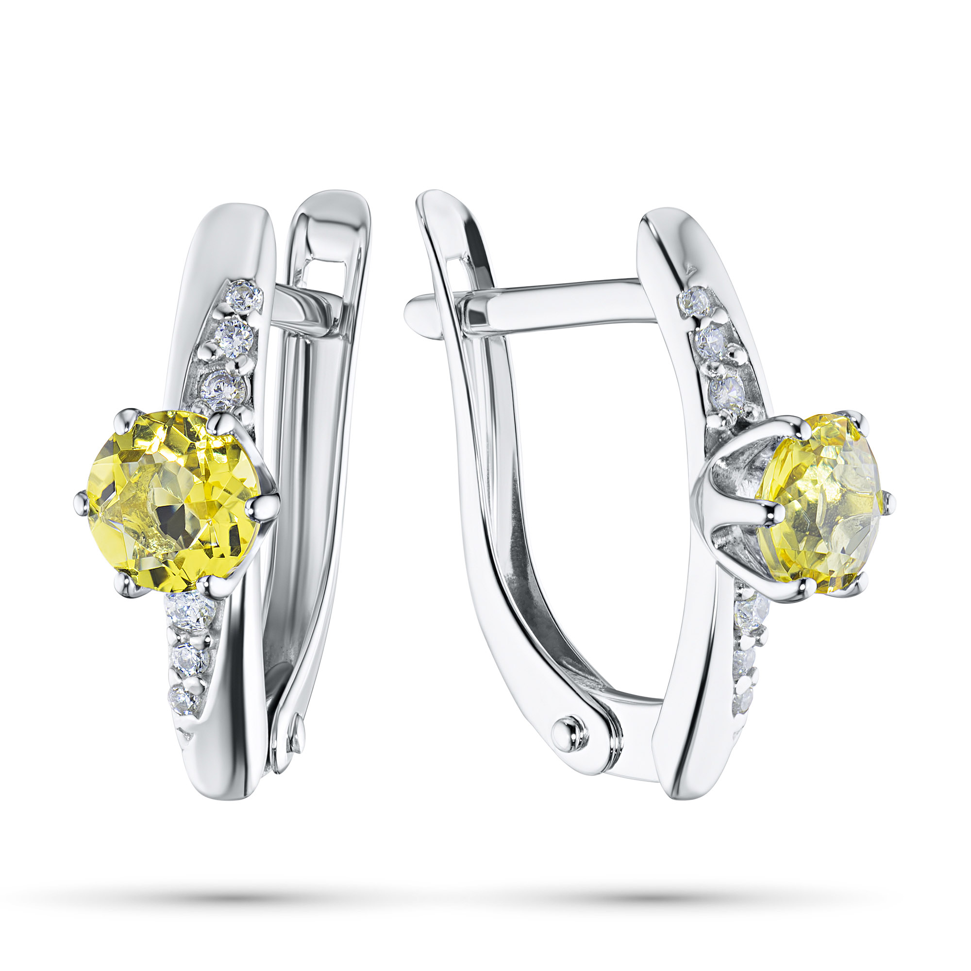 

Серьги из серебра с цитрином э0636сг04200355, э0636сг04200355