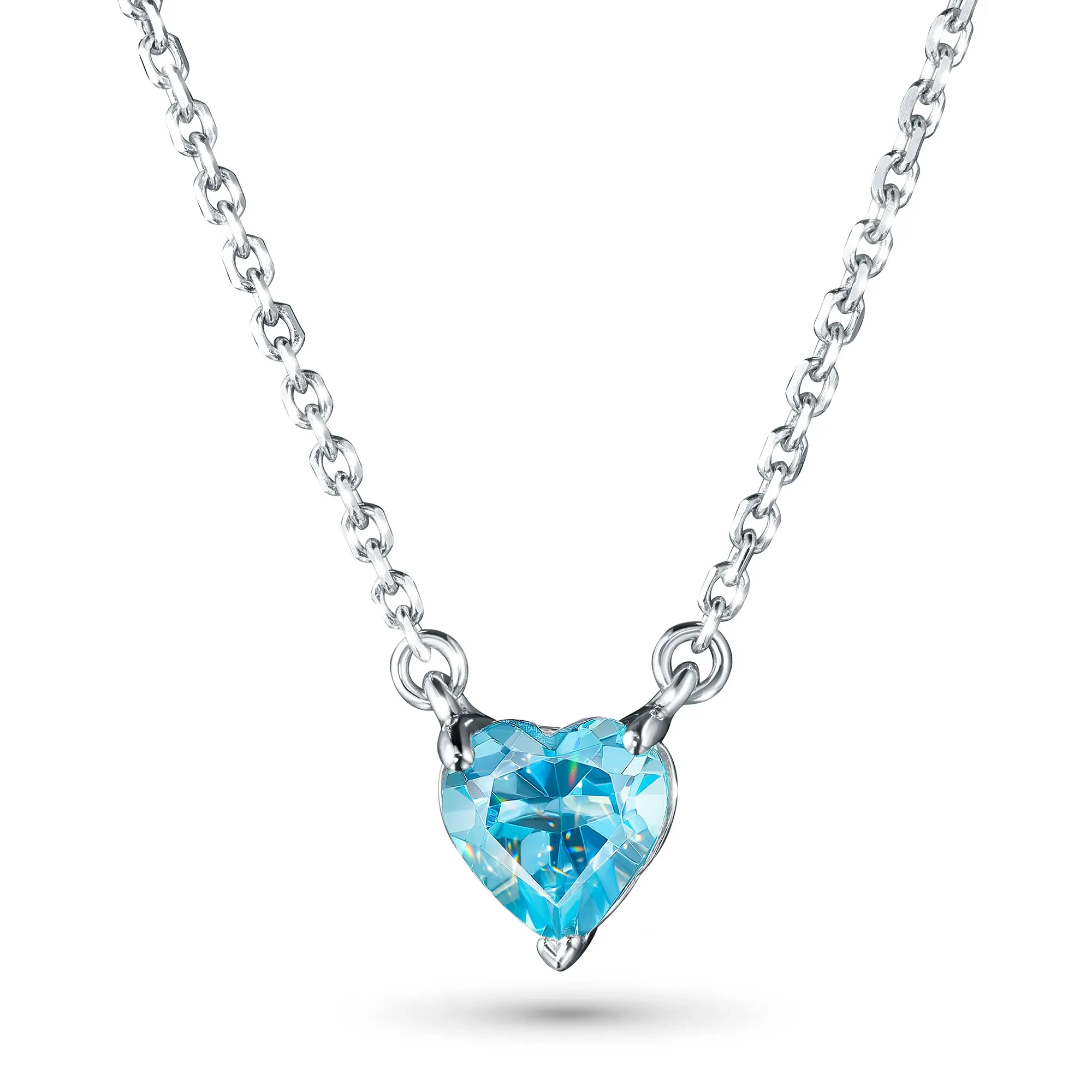 Колье из серебра с топазом э0609кл11231161