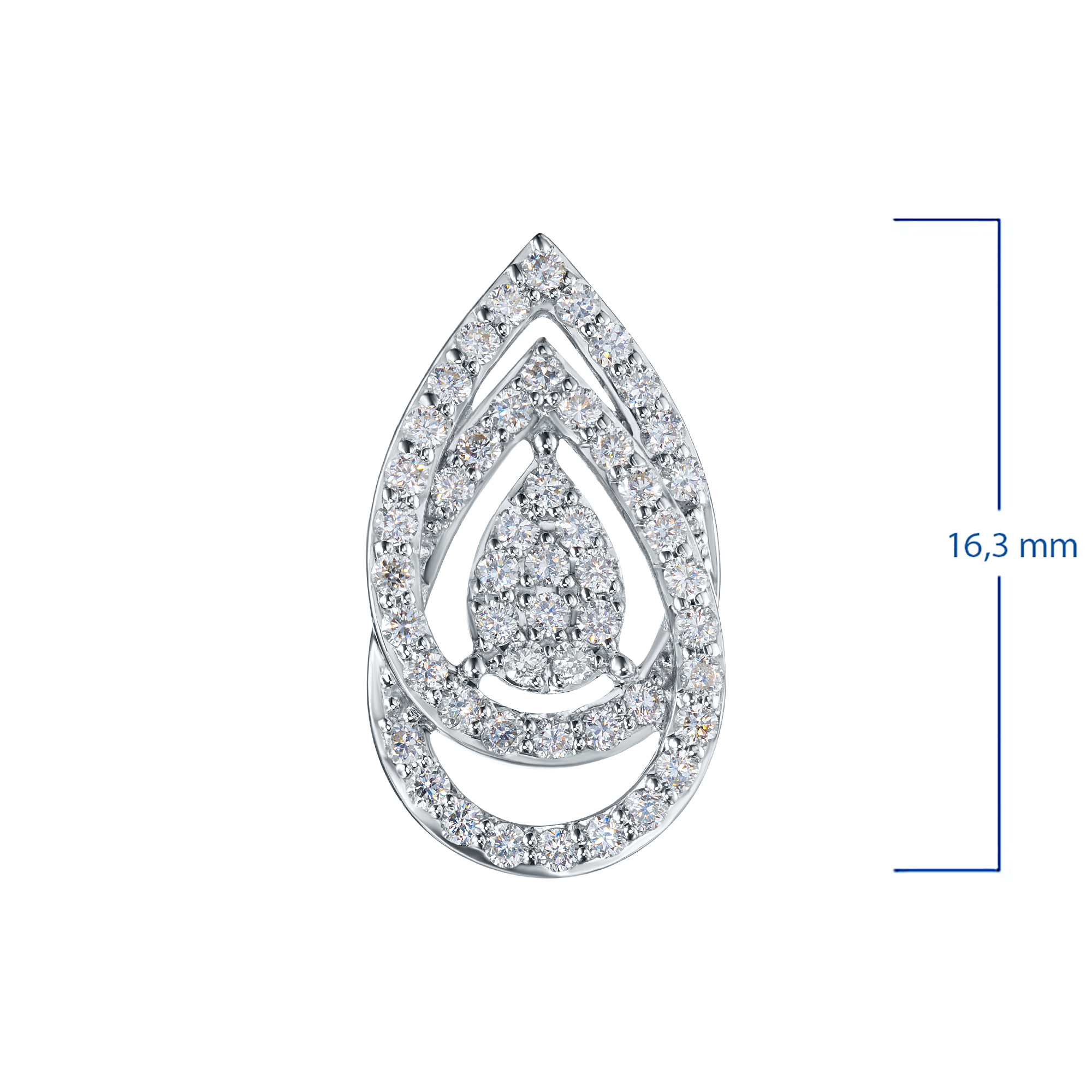 

Классическая подвеска из серебра э0612пд04210025_white, э0612пд04210025_white