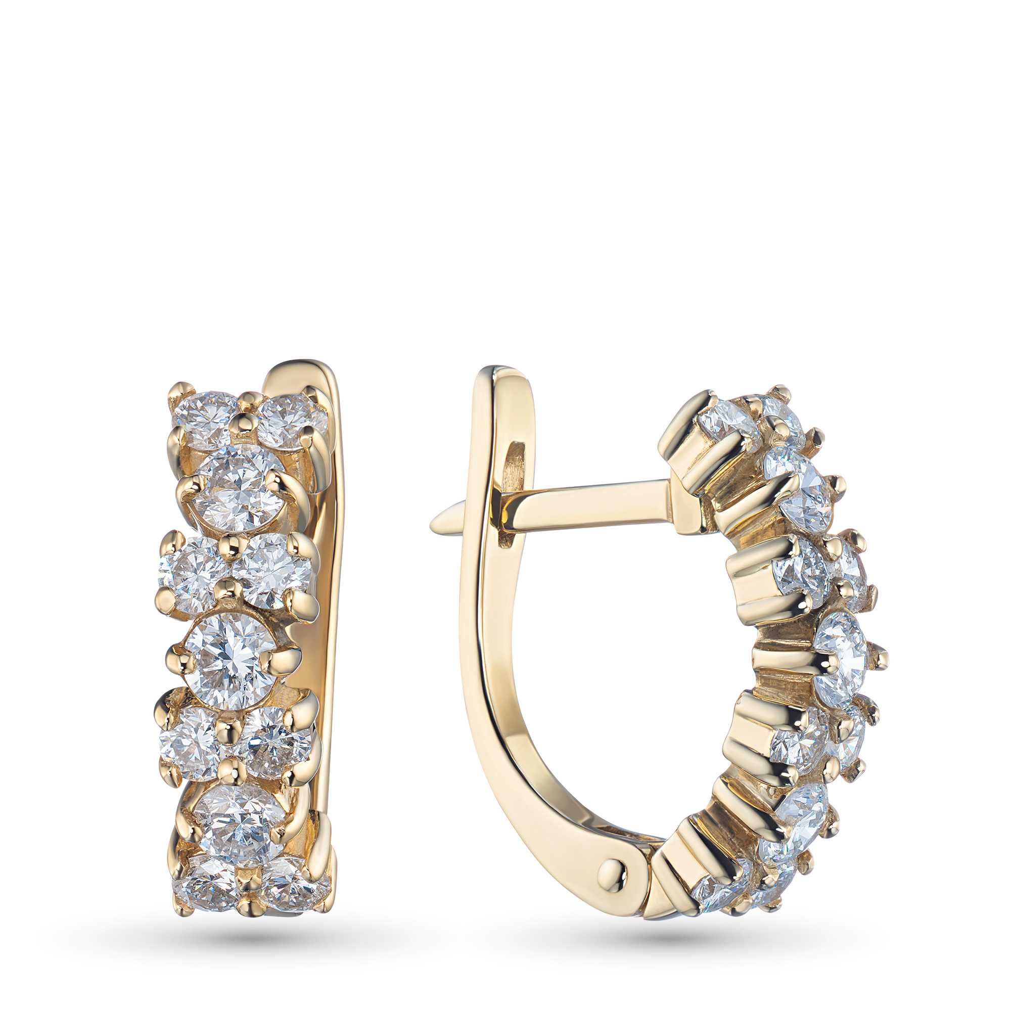 Серьги из желтого золота э0312сг12141900