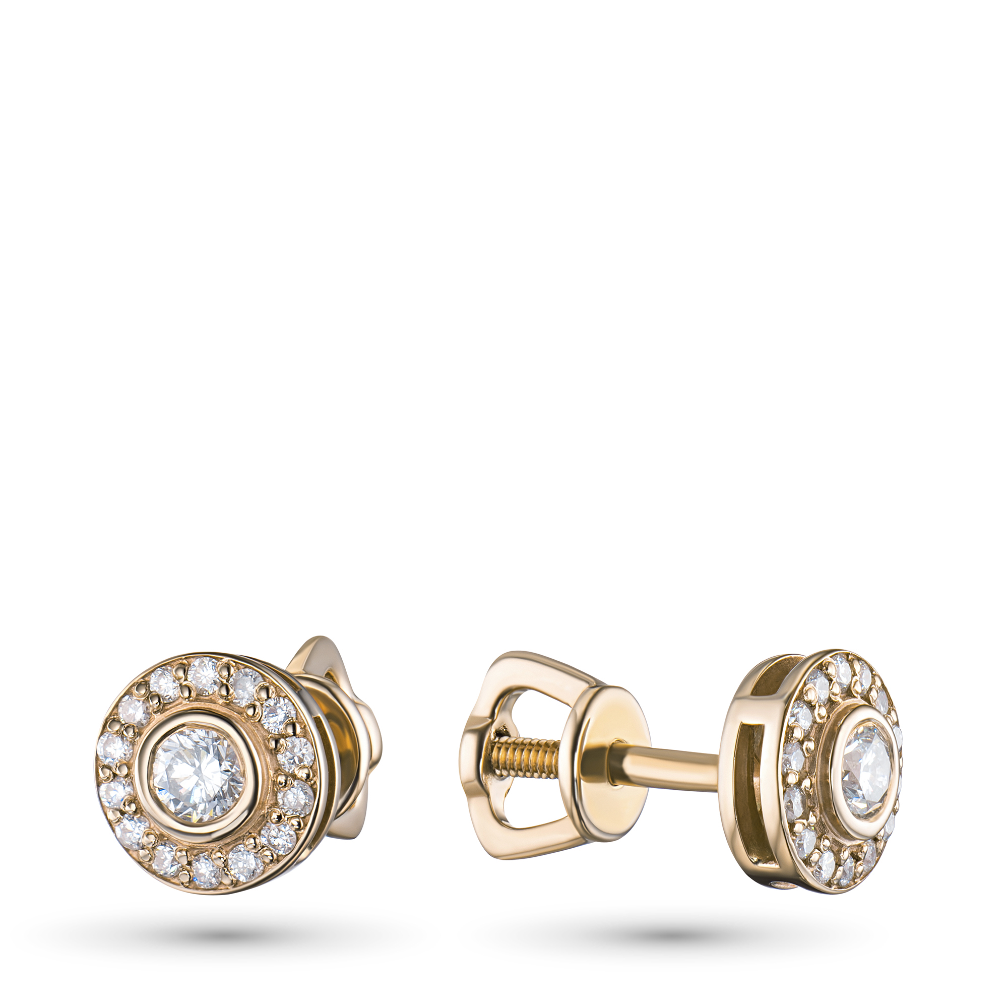 

Пусеты из желтого золота с бриллиантами э0301пс02150500, э0301пс02150500