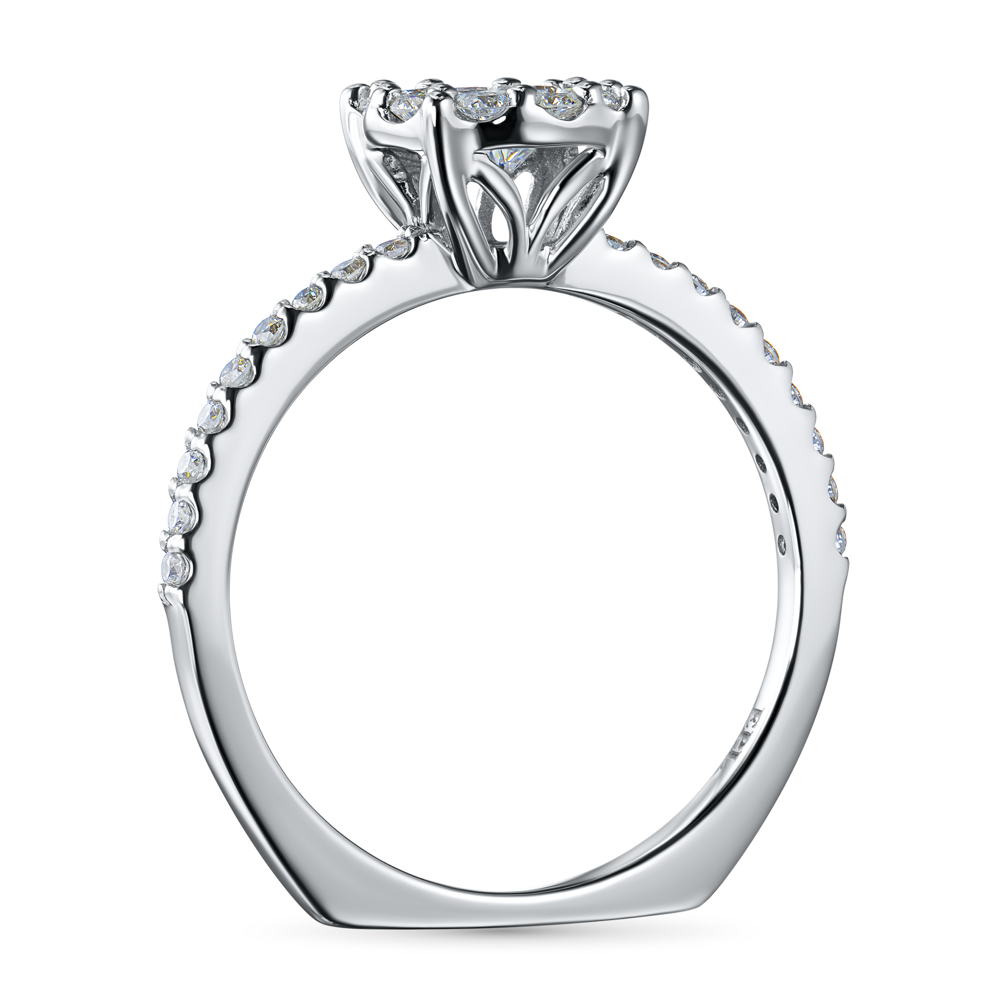 

Кольцо из белого золота э4712кц11173700, э4712кц11173700