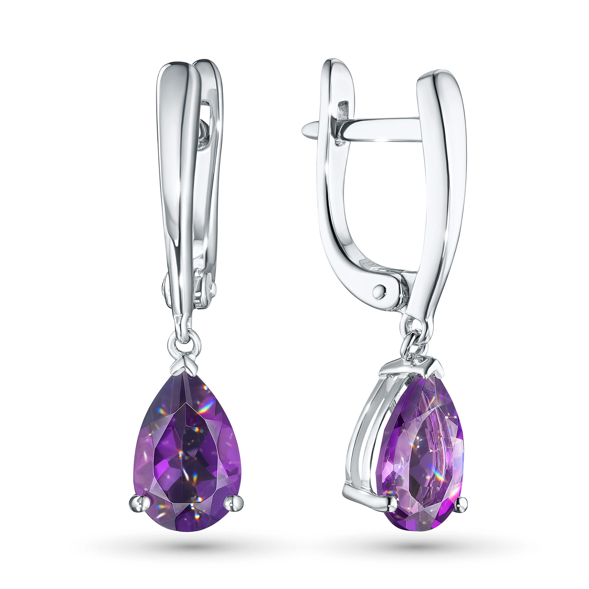 

Серьги из серебра с аметистами э0607сг12231177, э0607сг12231177