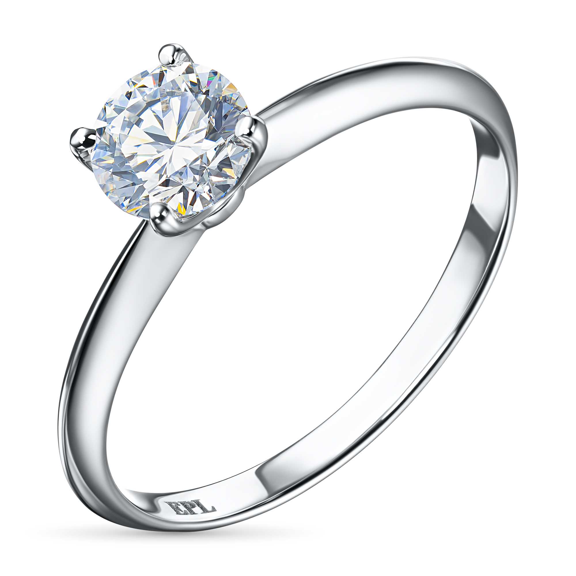 

Помолвочное кольцо из белого золота э4712кц06181200_white, э4712кц06181200_white