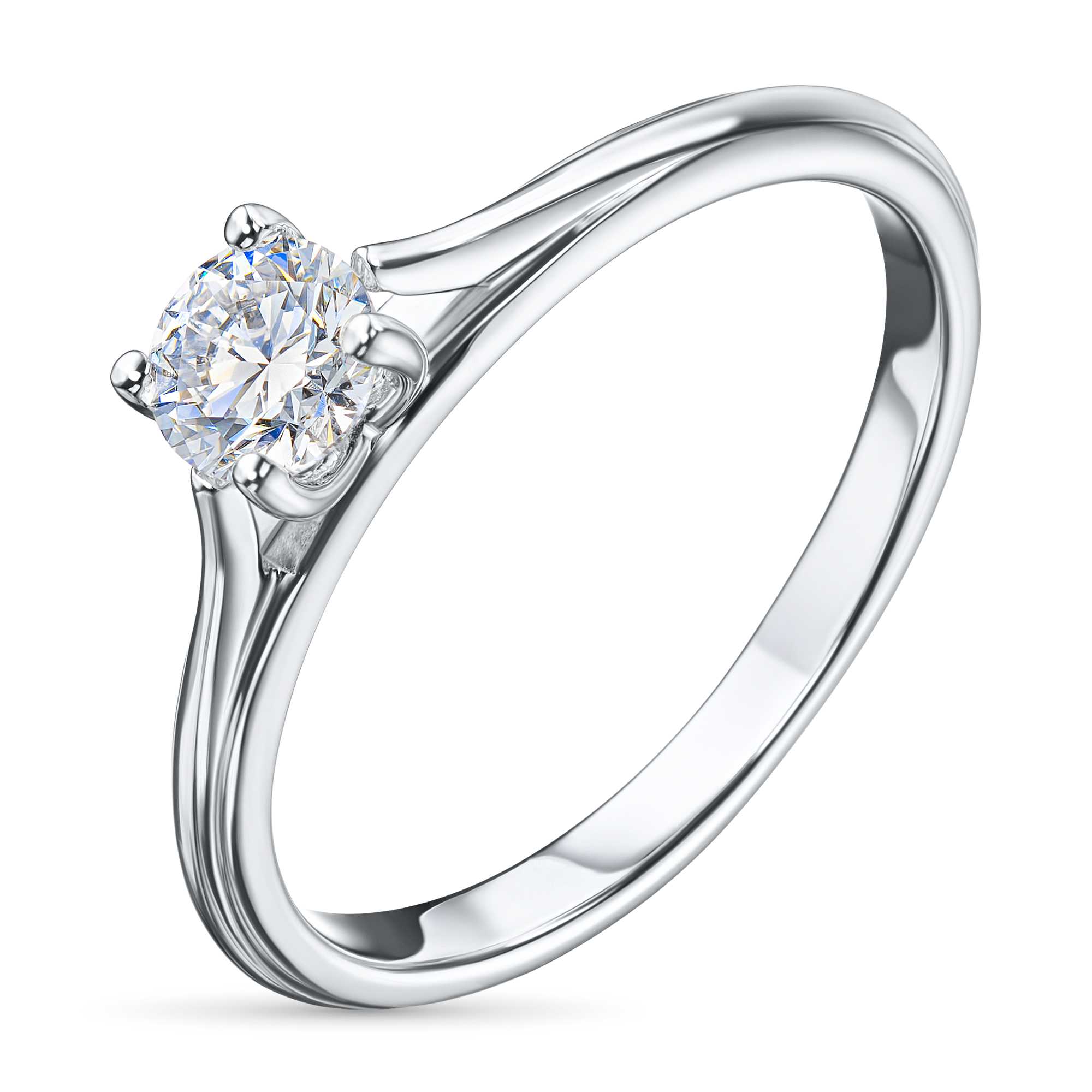 

Помолвочное кольцо из белого золота э4712кц07200753_white, э4712кц07200753_white