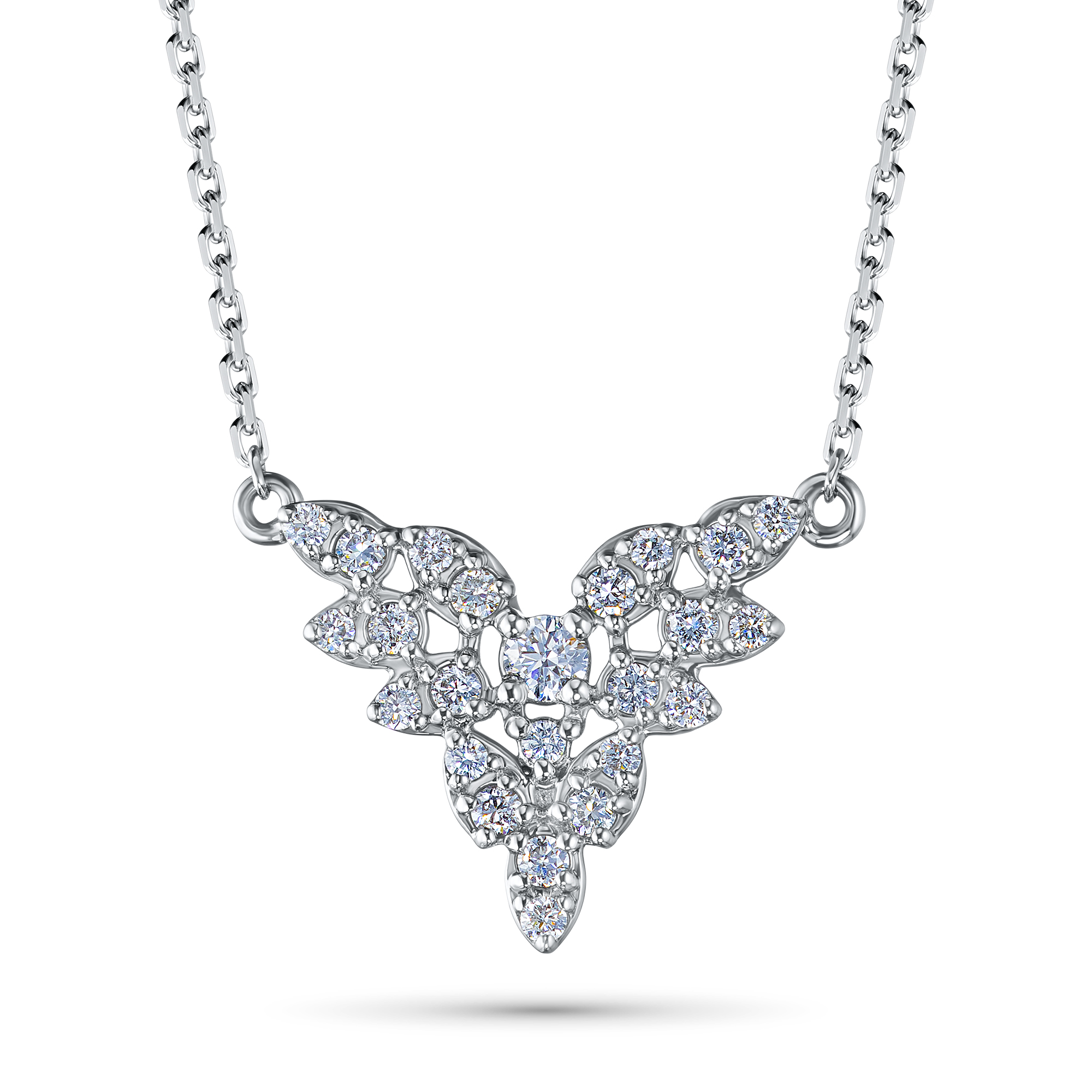 Колье из серебра э0612кл10190270_white