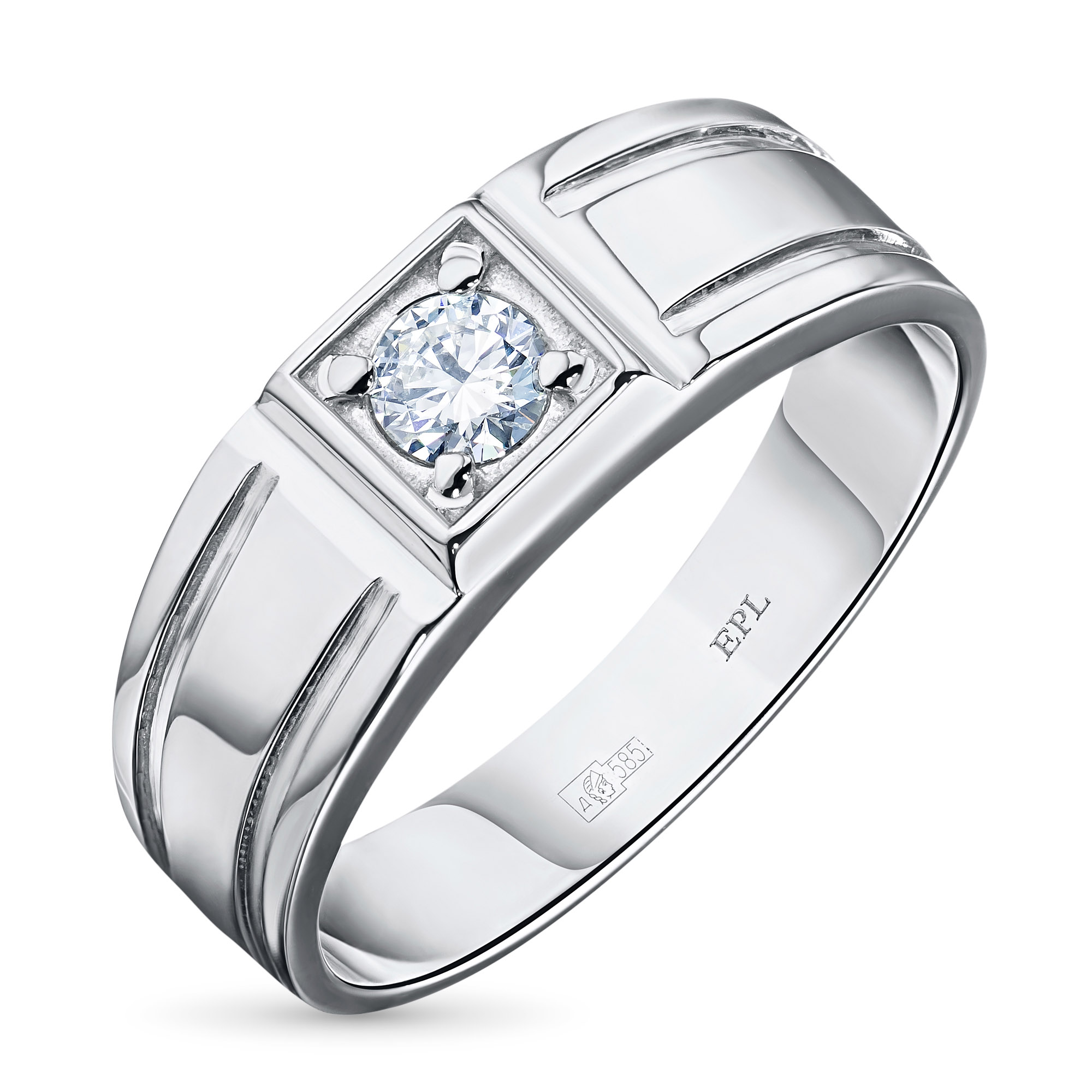 

Кольцо из белого золота э0912кц11100100_white, э0912кц11100100_white
