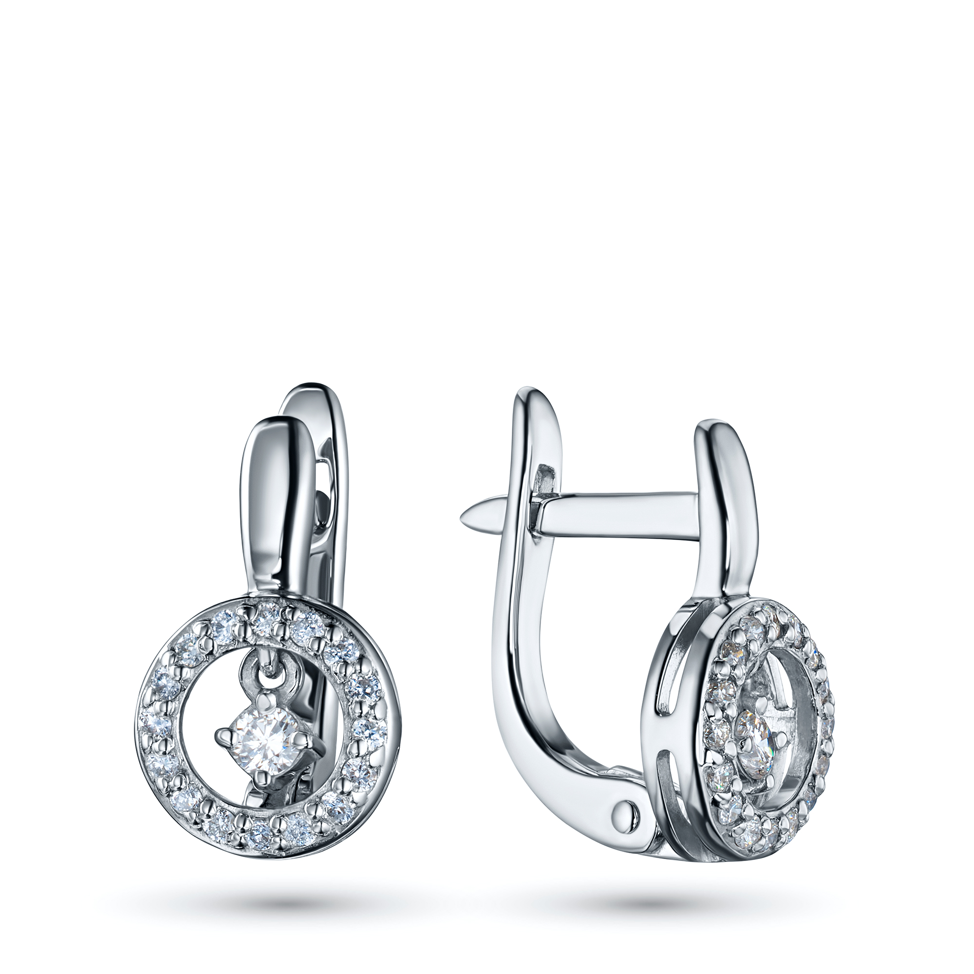 

Серьги из белого золота с бриллиантами э4001сг07210128, э4001сг07210128