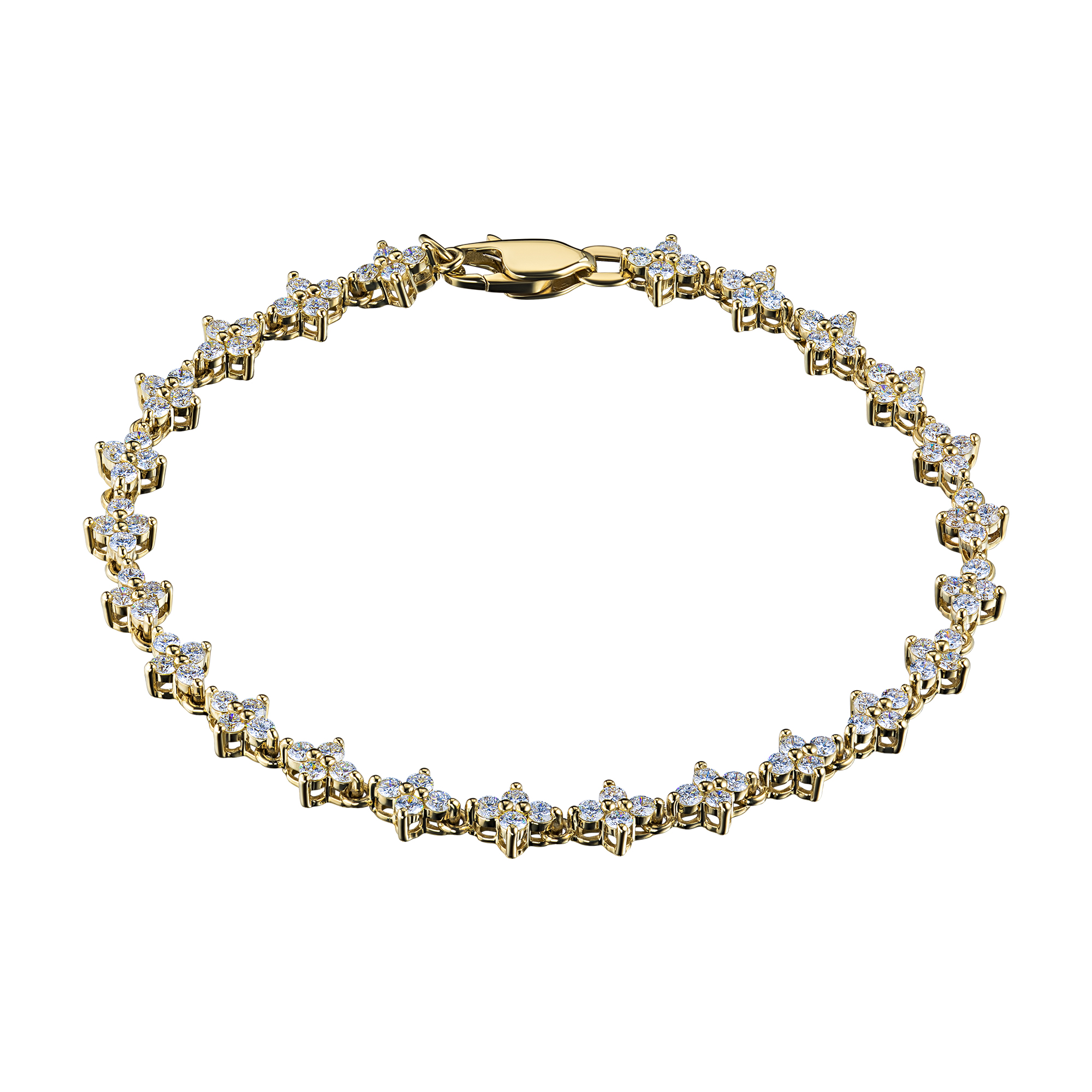 Браслет из желтого золота э0312бр02132900_white