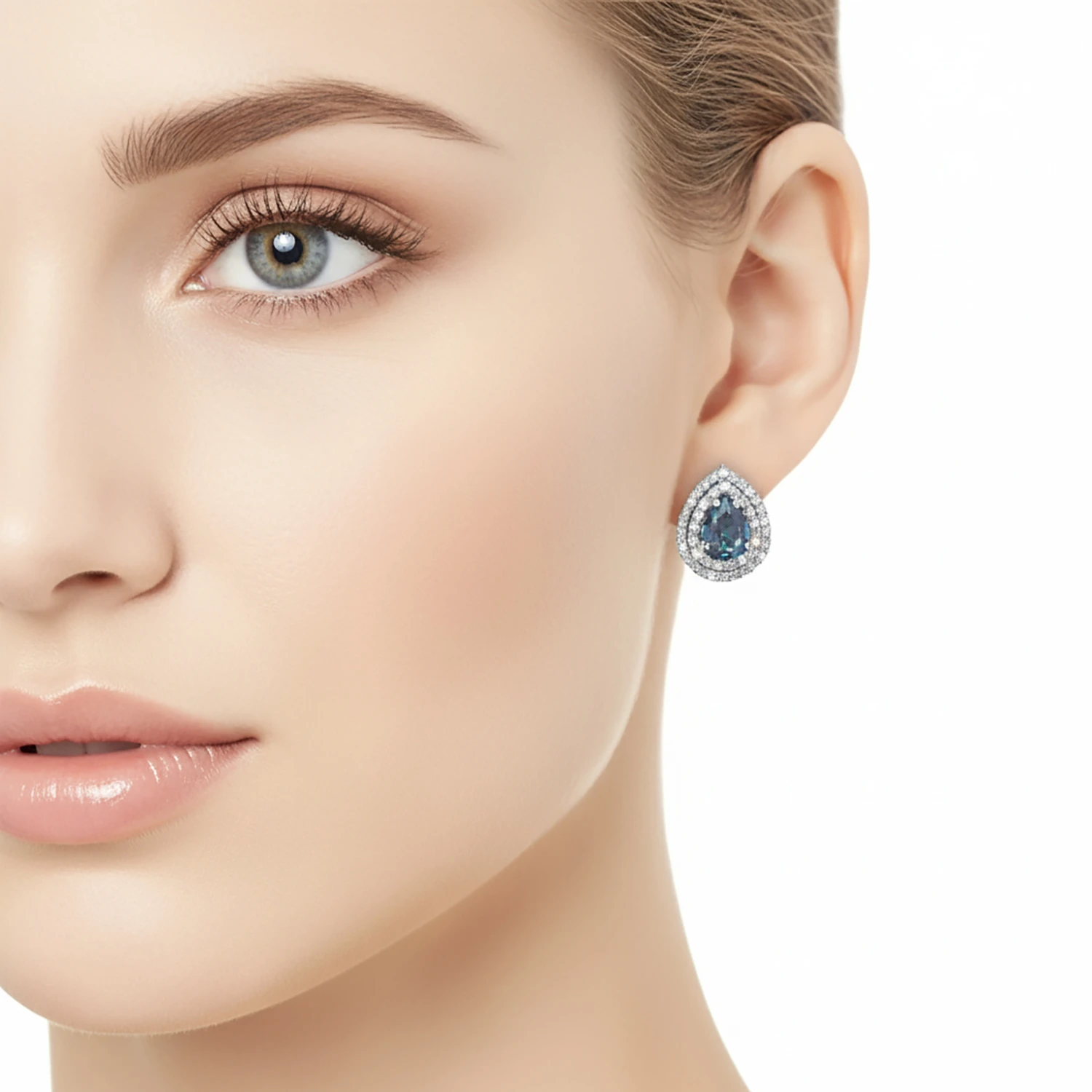 

Серьги из белого золота с сапфирами э4758сг04210460, э4758сг04210460