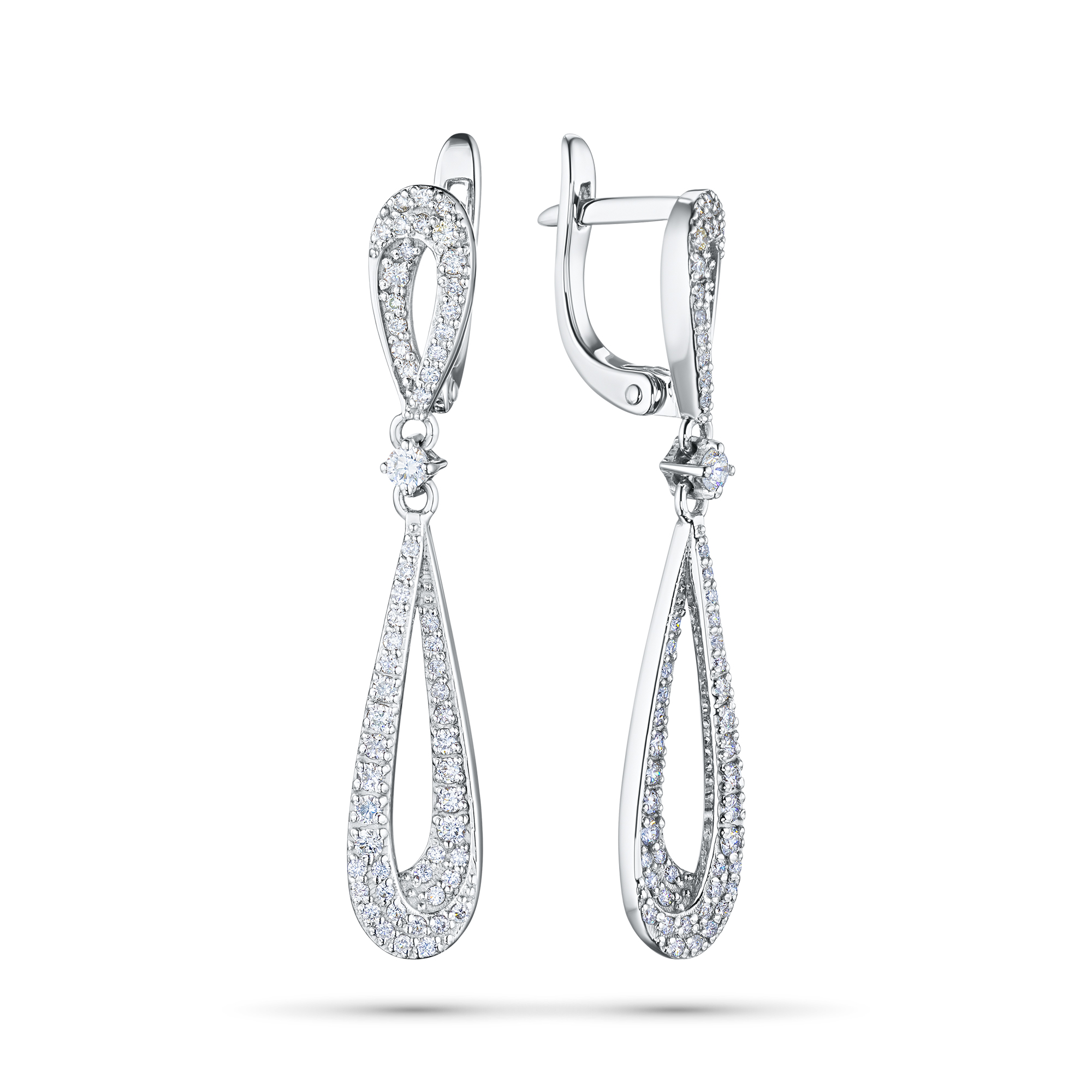 

Серьги из белого золота с бриллиантами э0901сг11210315, э0901сг11210315
