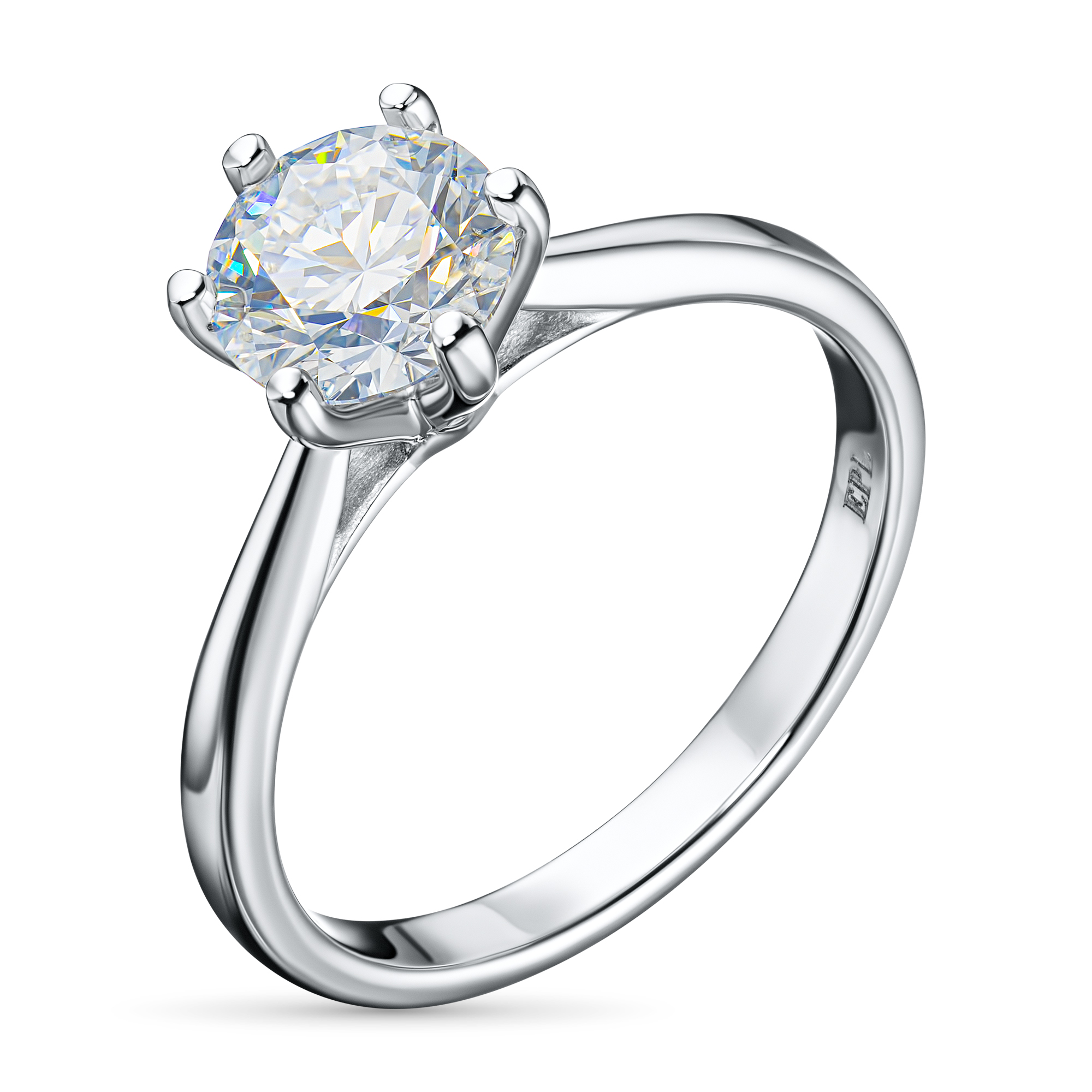 

Классическое кольцо из белого золота э4712кц07220863_white, э4712кц07220863_white