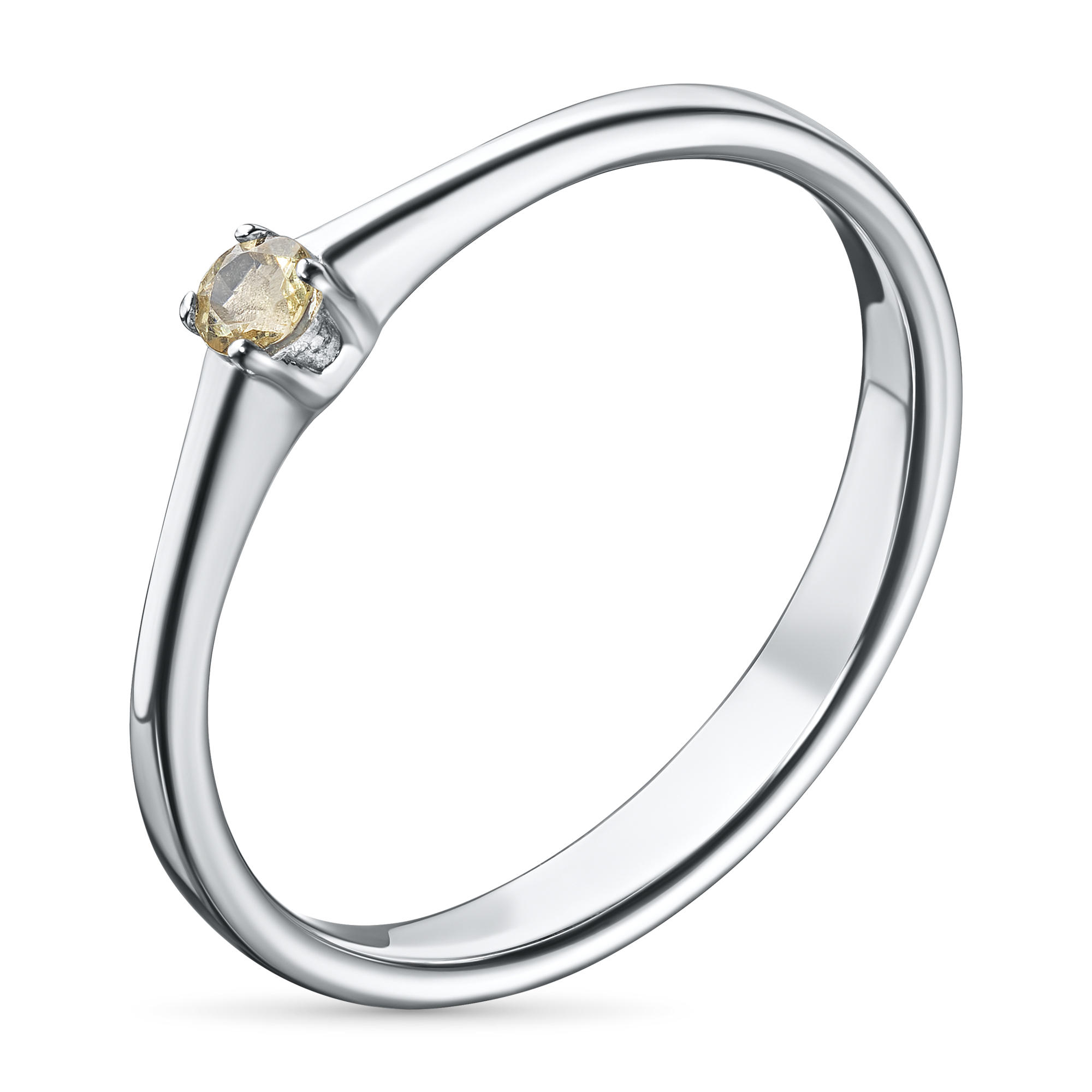 

Кольцо из серебра с цитрином э0620кц09152400, э0620кц09152400