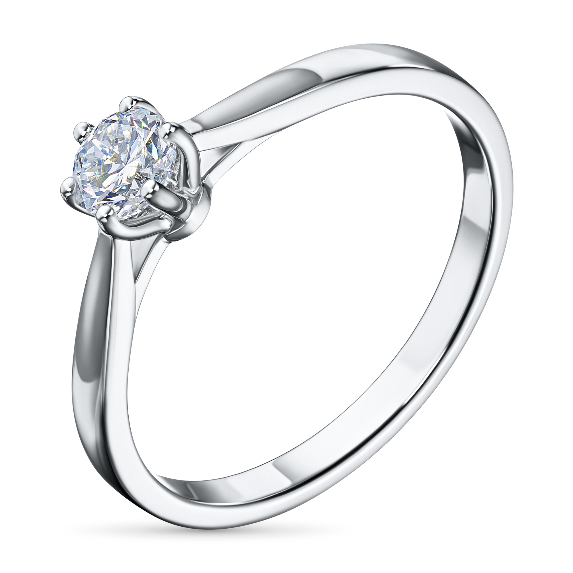 

Классическое кольцо из белого золота э4712кц05220202, э4712кц05220202