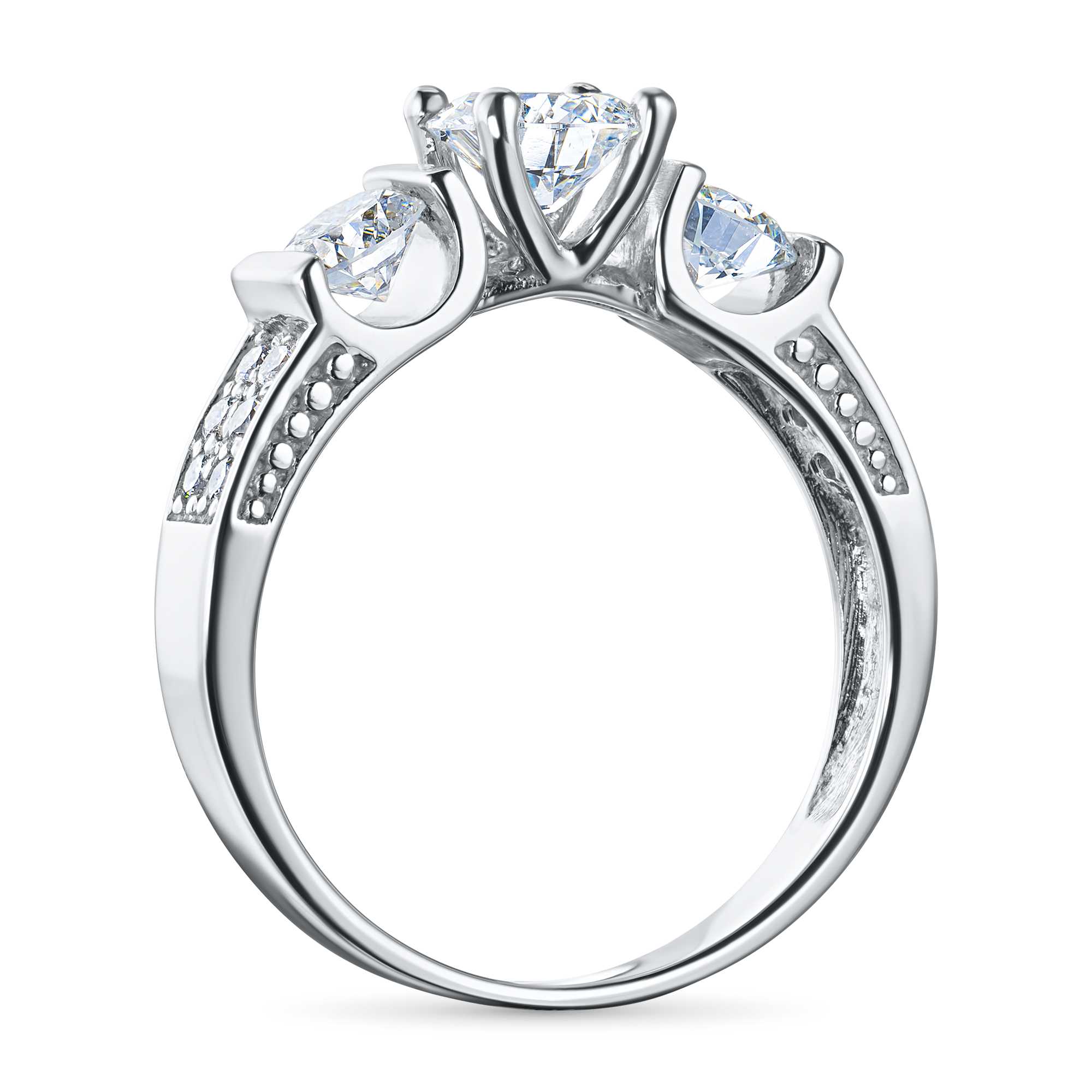 

Классическое кольцо из белого золота э4012кц10220102_white, э4012кц10220102_white