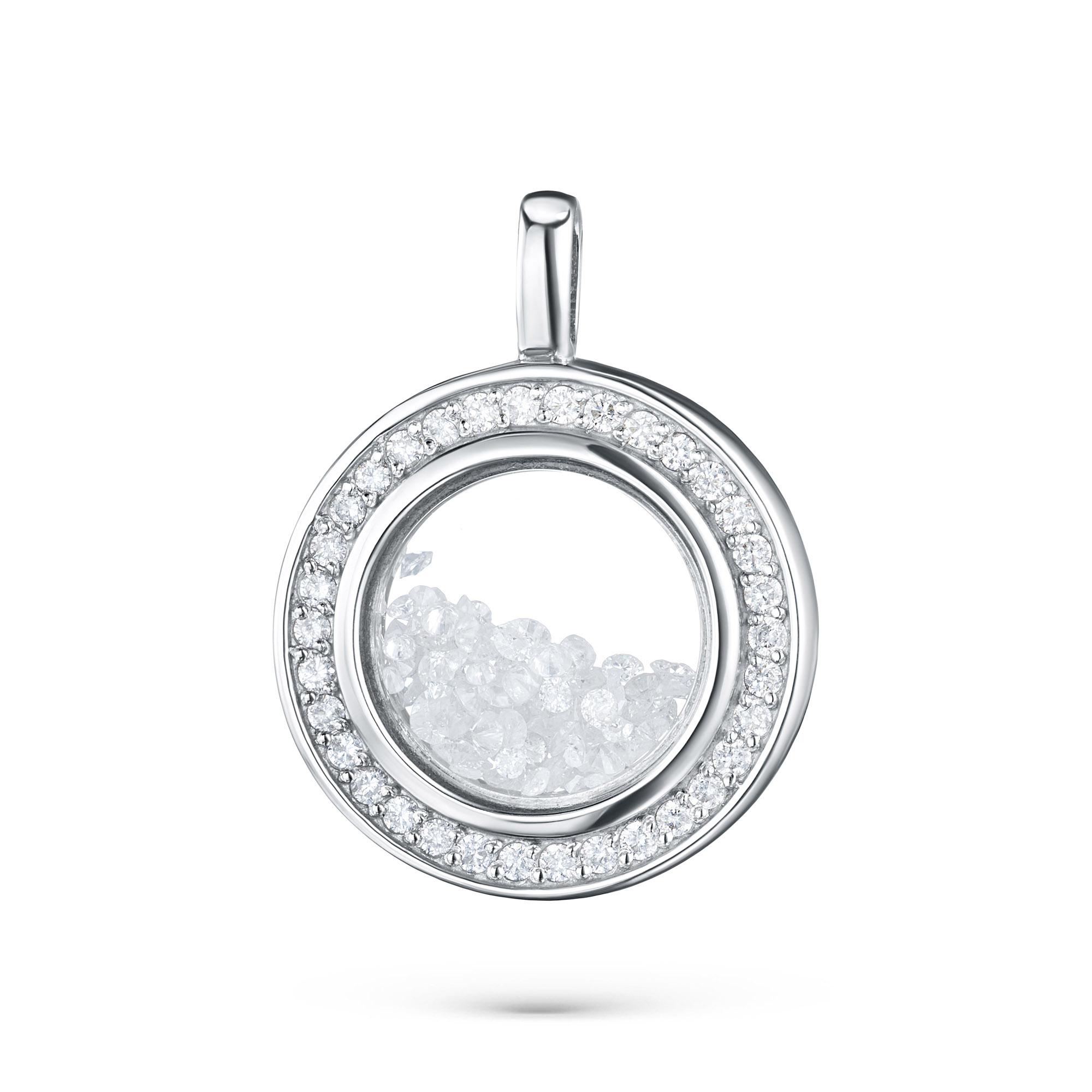 

Подвеска из белого золота с бриллиантами и сапфировым стеклом э0986пд04181200, э0986пд04181200