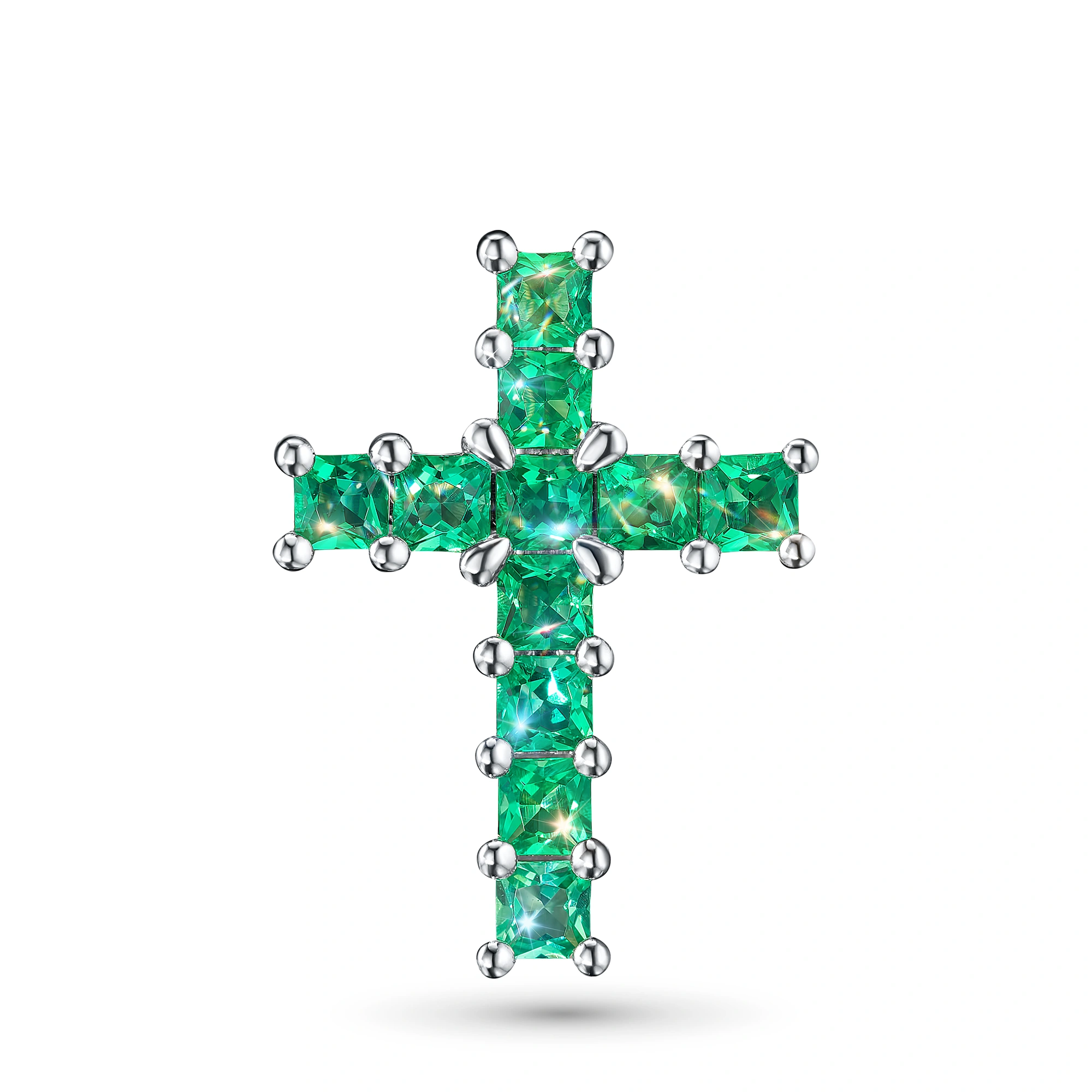 

Подвеска из белого золота с изумрудами э4778пд06174800, э4778пд06174800