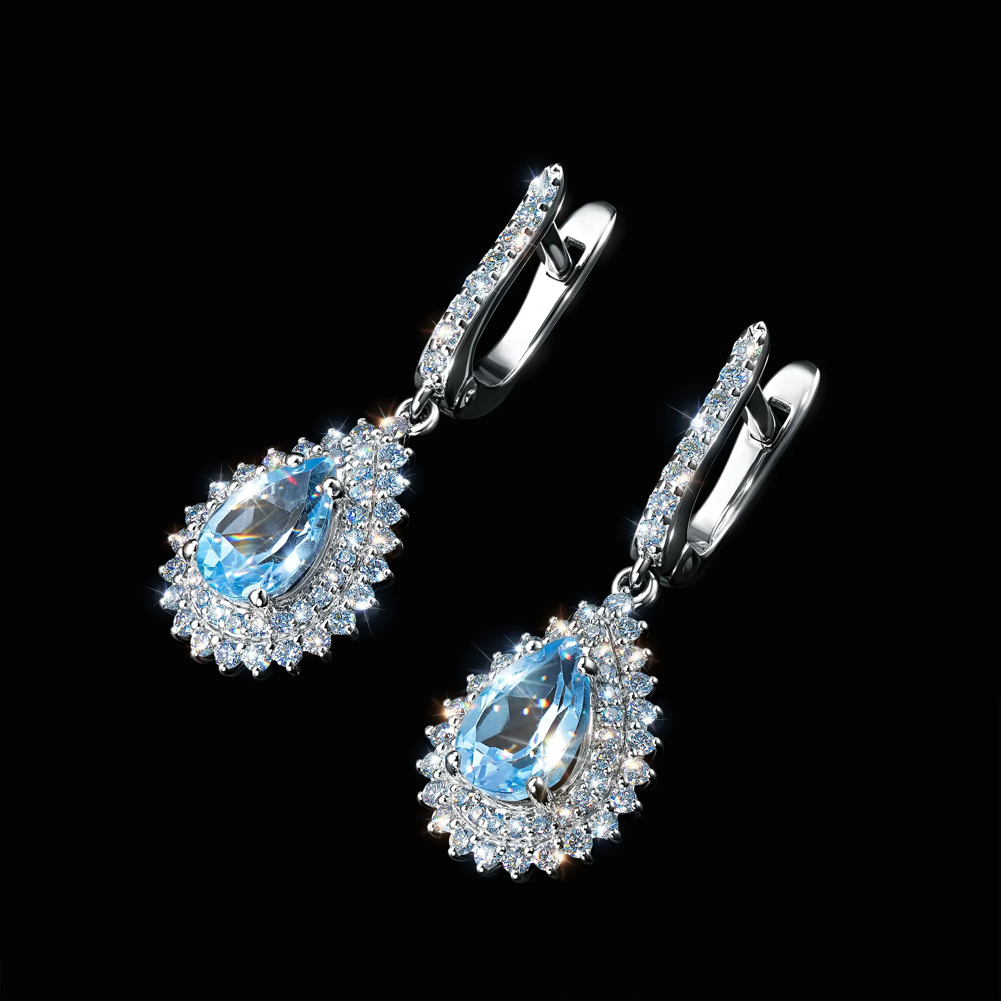 

Серьги из белого золота с топазами э4771сг10210402, э4771сг10210402