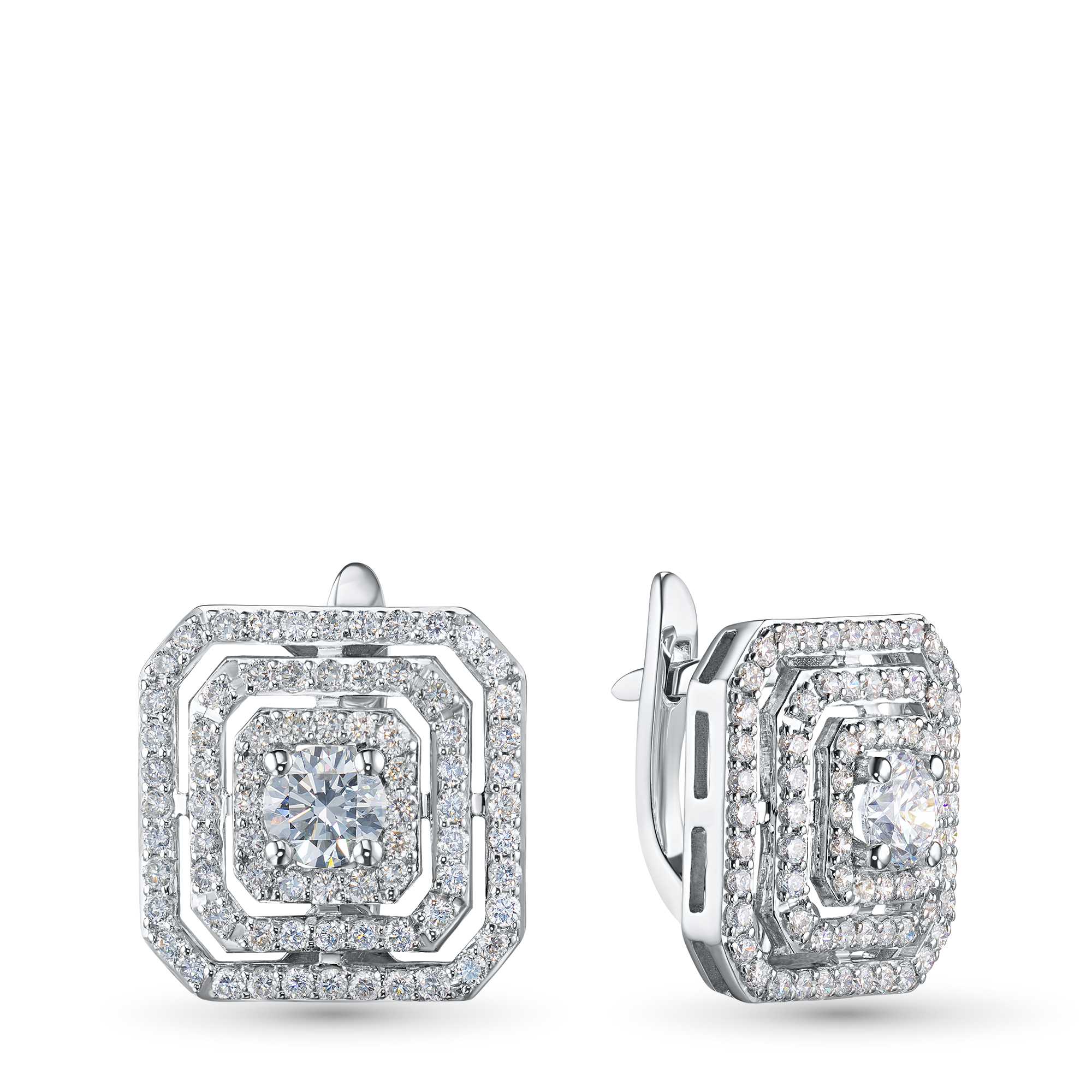 

Серьги из белого золота э4712сг12160500_white, э4712сг12160500_white
