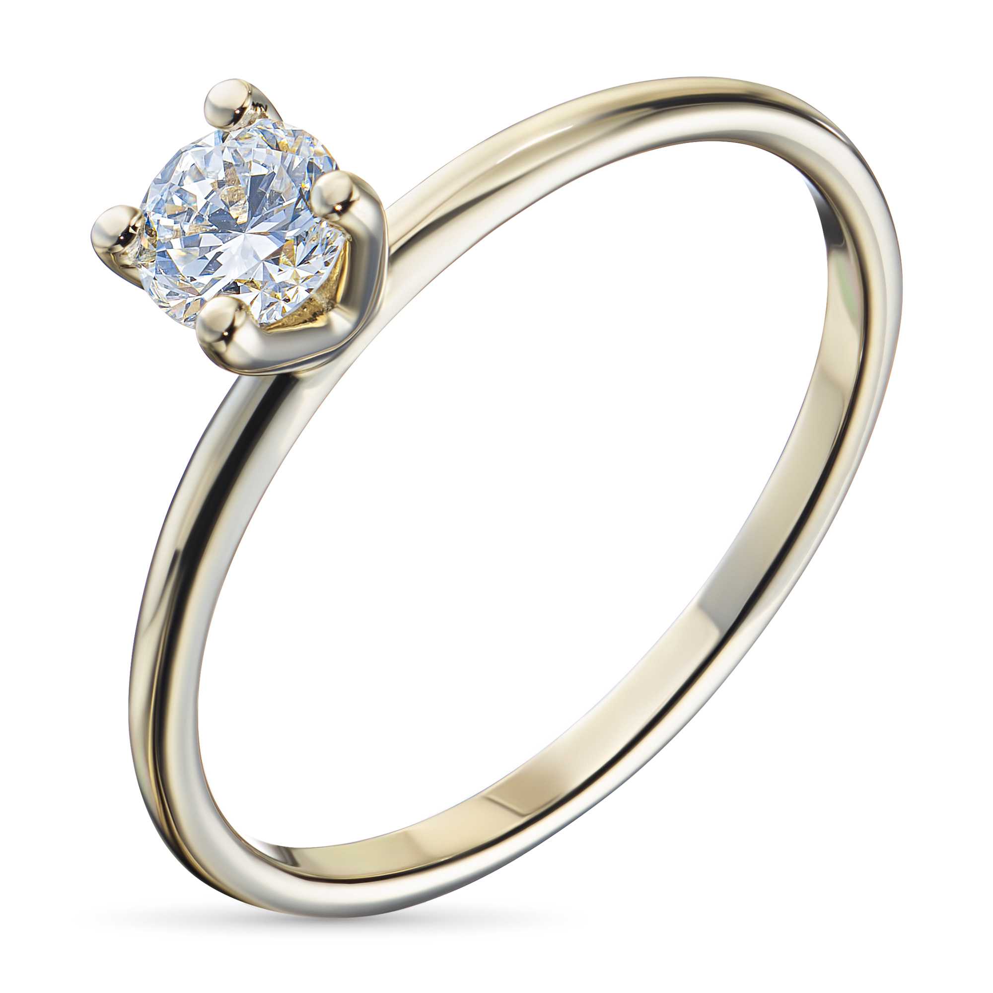 

Классическое кольцо из желтого золота э0312кц07200355_white, э0312кц07200355_white