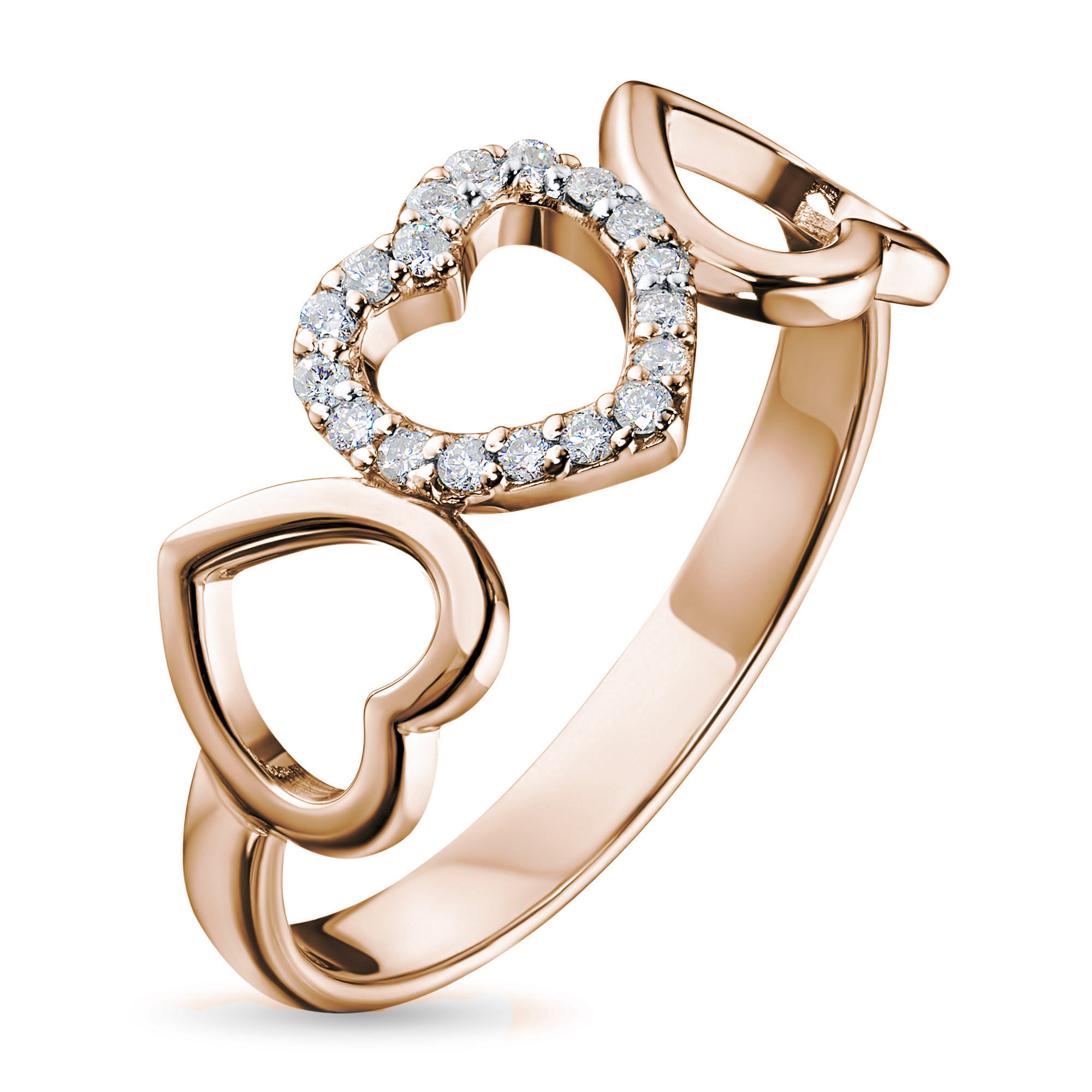 

Кольцо из красного золота с бриллиантами э0201кц12142300, э0201кц12142300