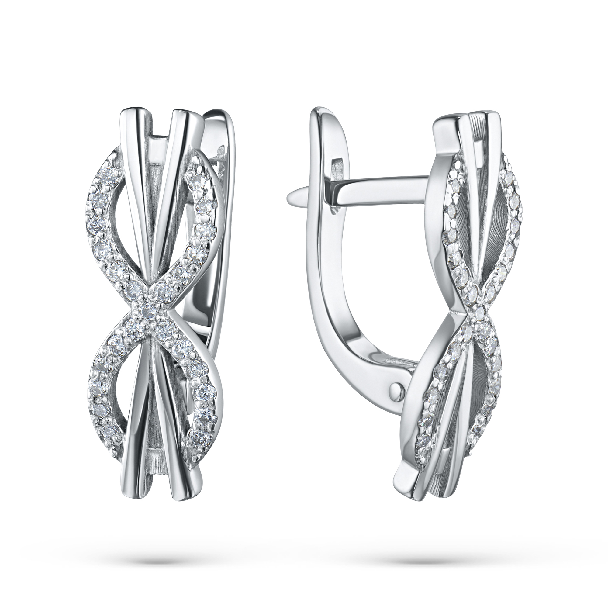 

Серьги из белого золота с бриллиантами э0901сг07211010, э0901сг07211010