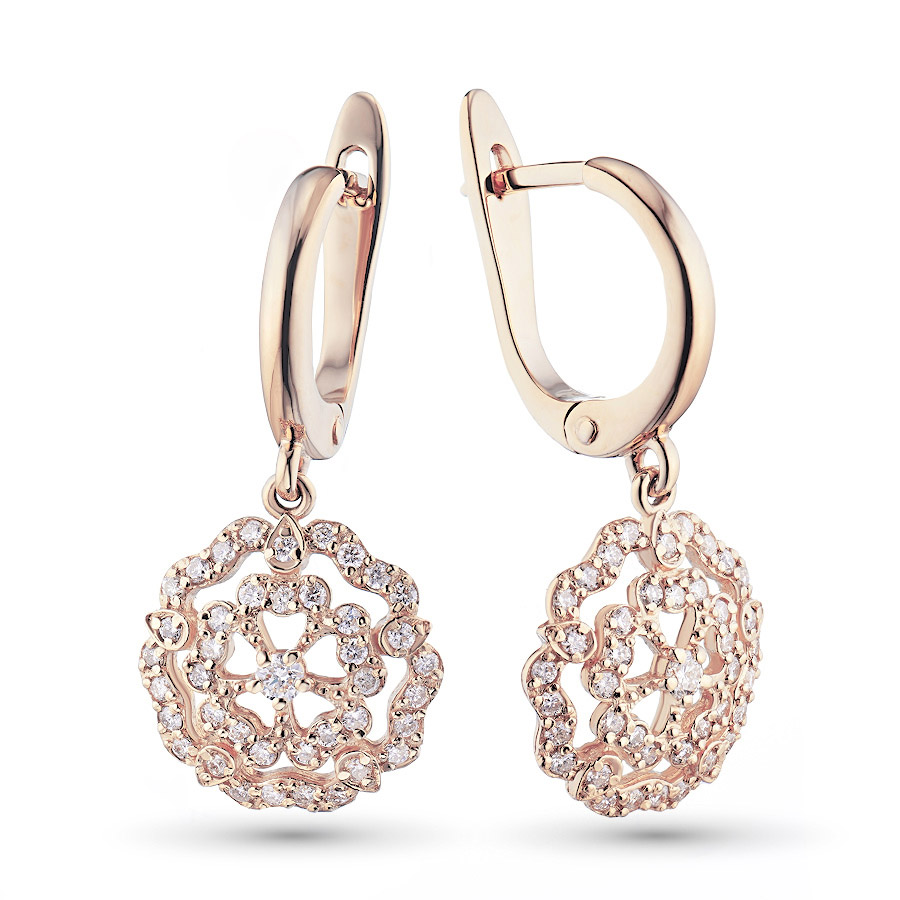 

Серьги из красного золота с бриллиантами э0201сг04202837, э0201сг04202837