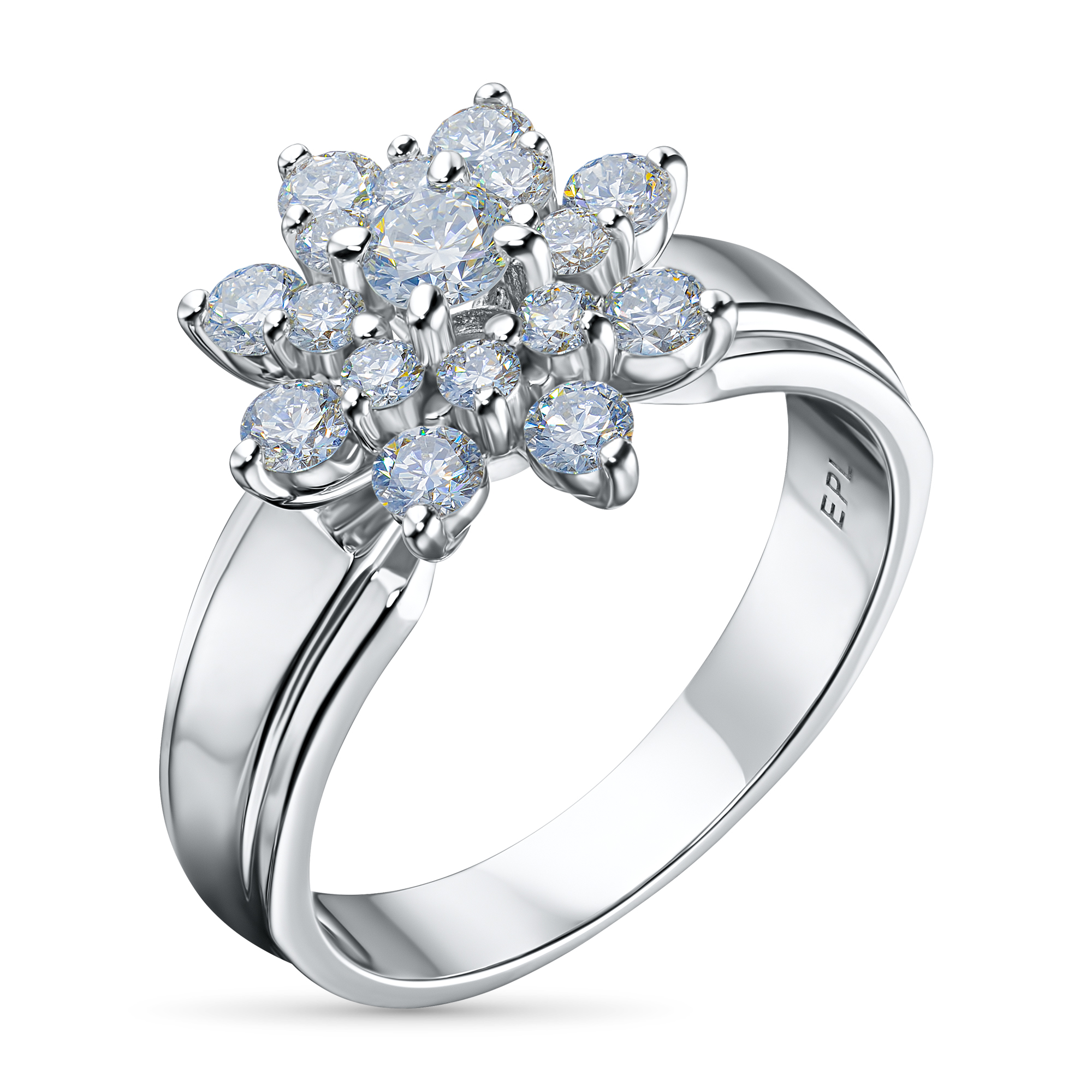 

Классическое кольцо из белого золота э4712кц09160400_white, э4712кц09160400_white