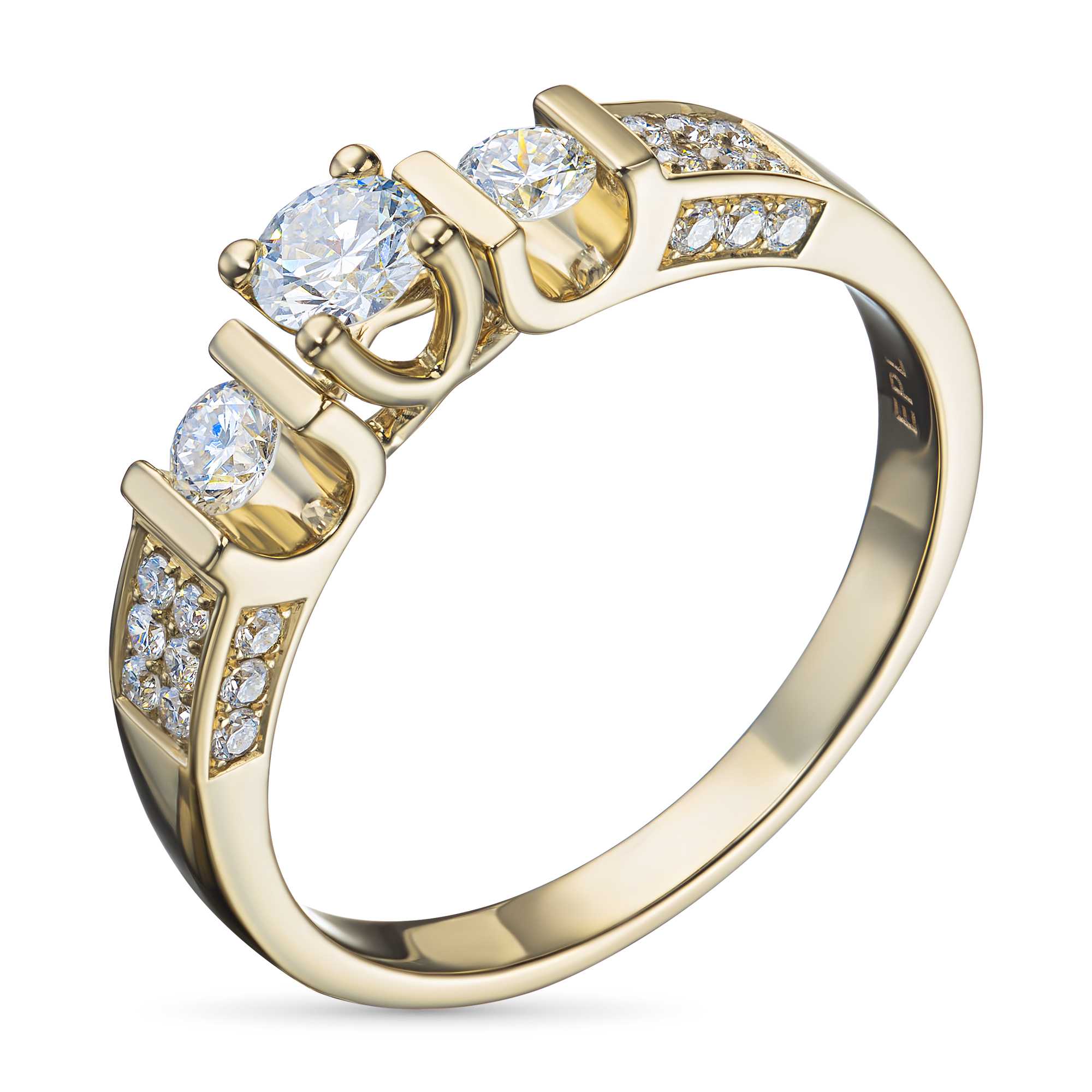 

Кольцо из желтого золота э0312кц08151100, э0312кц08151100