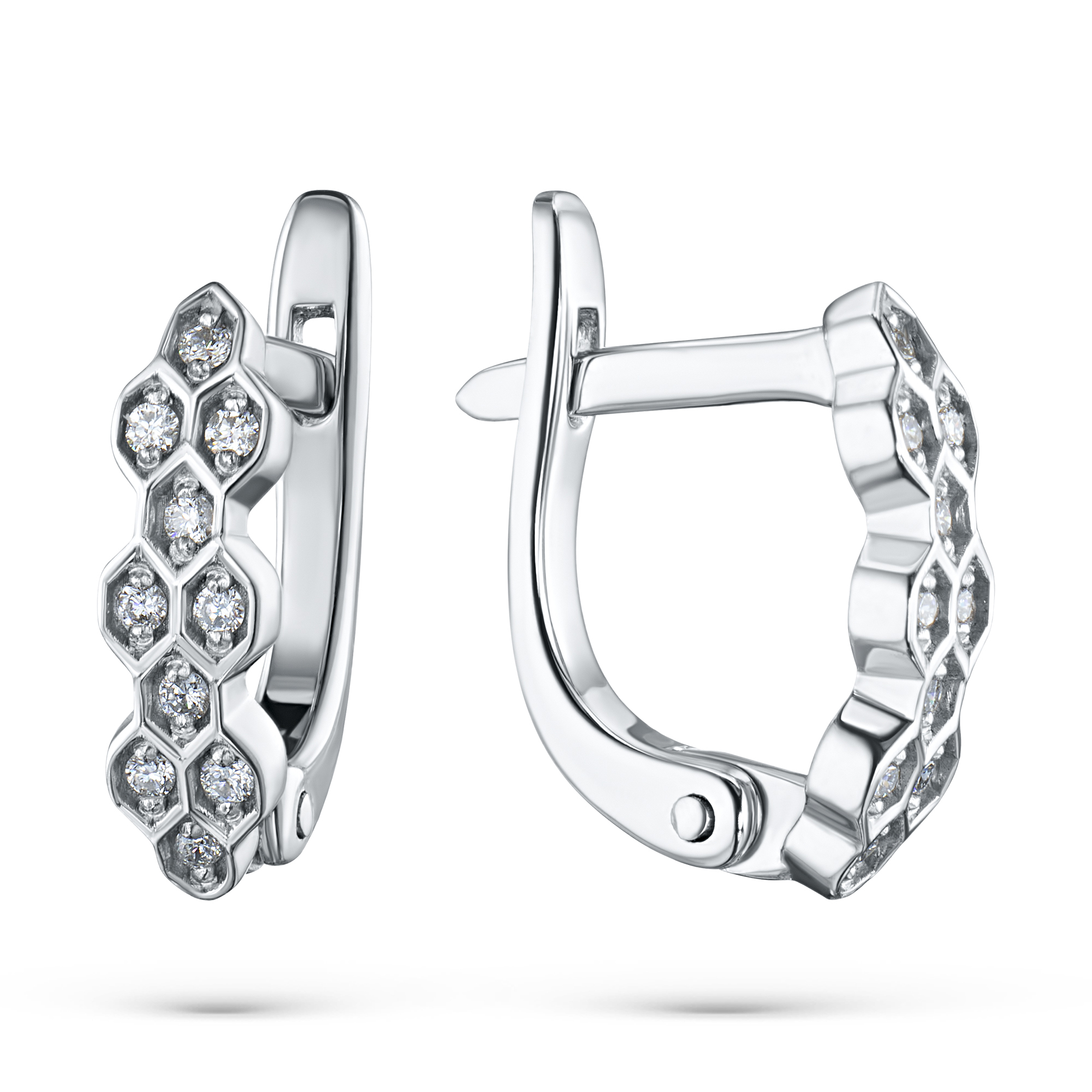 

Серьги из белого золота с бриллиантами э0901сг05221033, э0901сг05221033