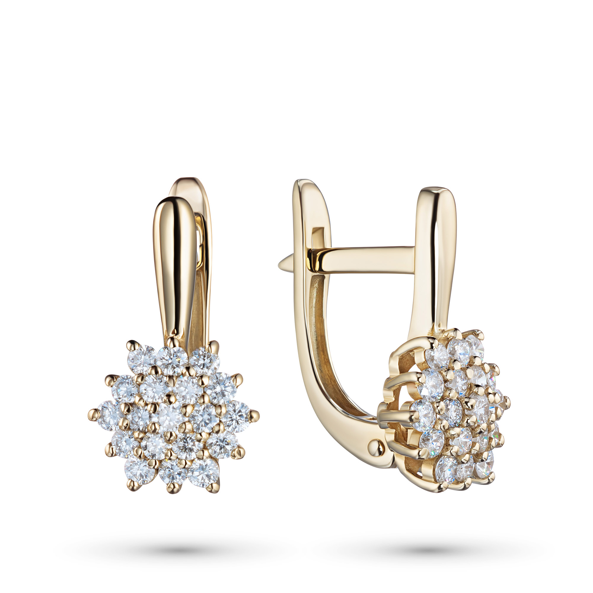 

Серьги из желтого золота с бриллиантами э0301сг03210107, э0301сг03210107