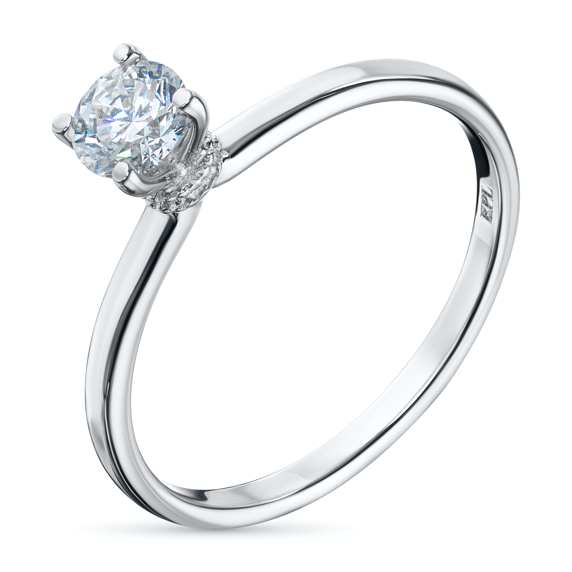 

Кольцо из белого золота э4712кц08220207, э4712кц08220207