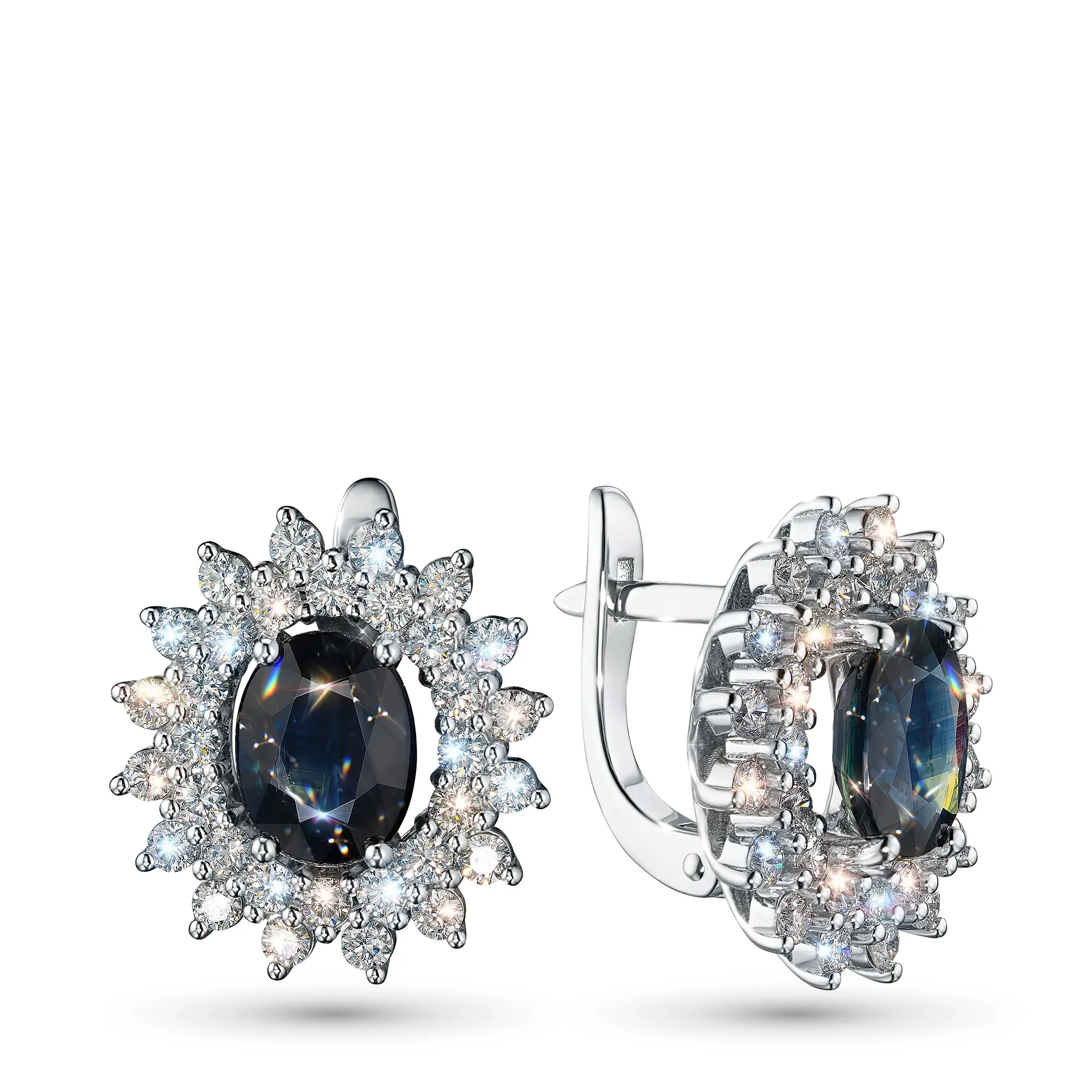 

Серьги из белого золота с сапфирами и бриллиантами э4737сг03210405, э4737сг03210405