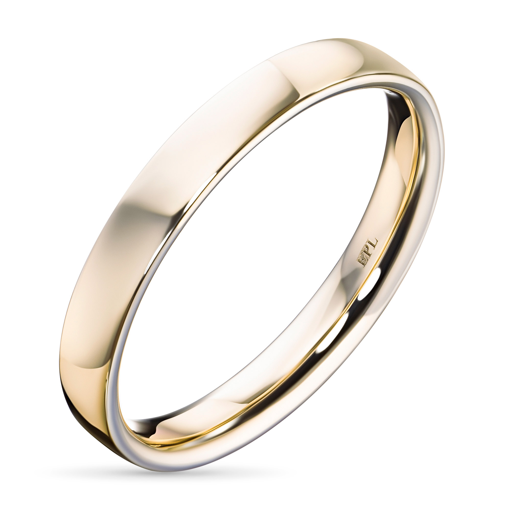 

Гладкое кольцо из желтого золота э0300кц01210551, э0300кц01210551